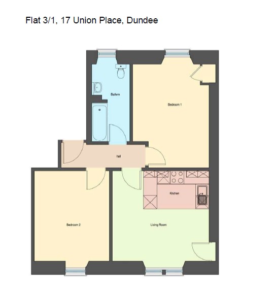 Union Place, West End, Dundee, Dundee floorplan