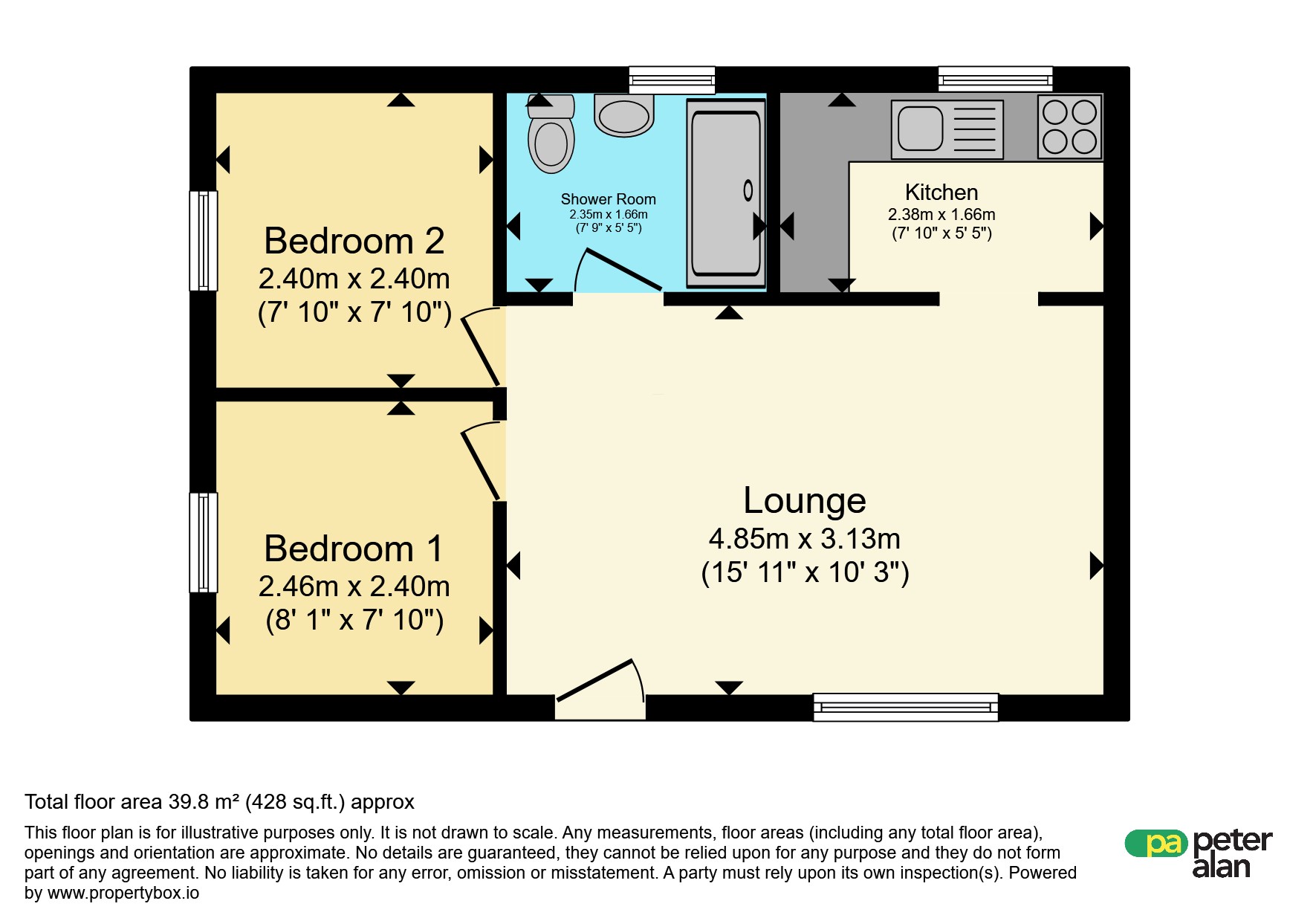 36, Lavernock Point Holiday Estate, Fort Road, Penarth floorplan