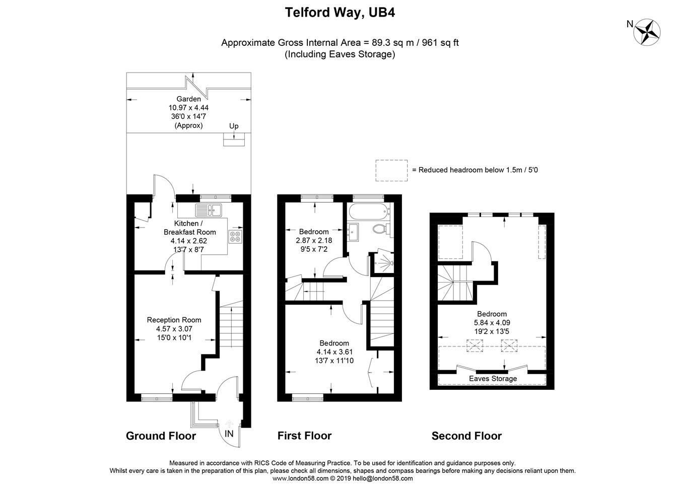 3 Bedrooms Terraced house for sale in Telford Way, Hayes UB4