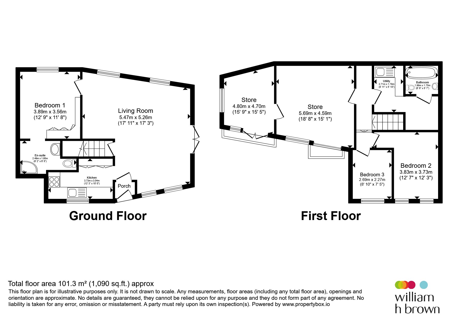 2, Crowtrees Lane, Brighouse floorplan