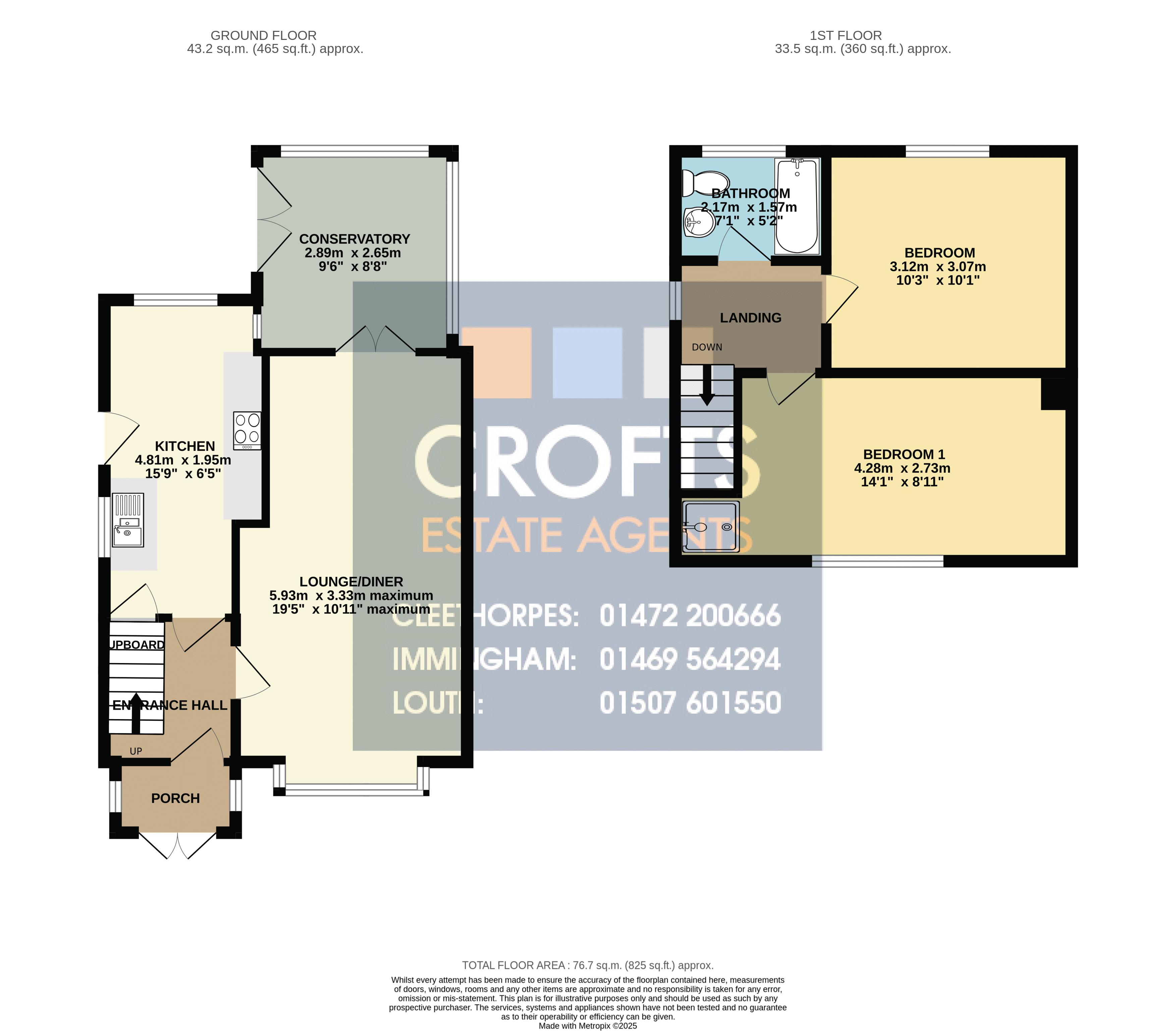 20, Drake Avenue, Grimsby floorplan