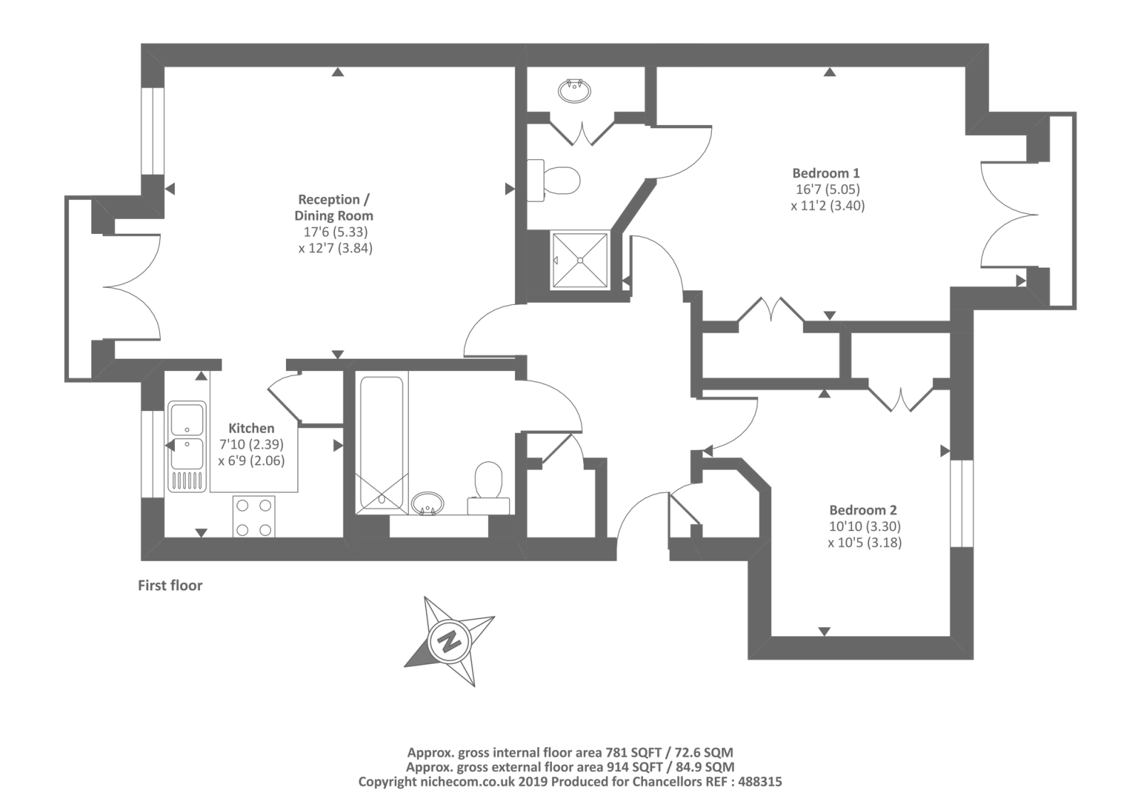 Venneit Close, Oxford floorplan
