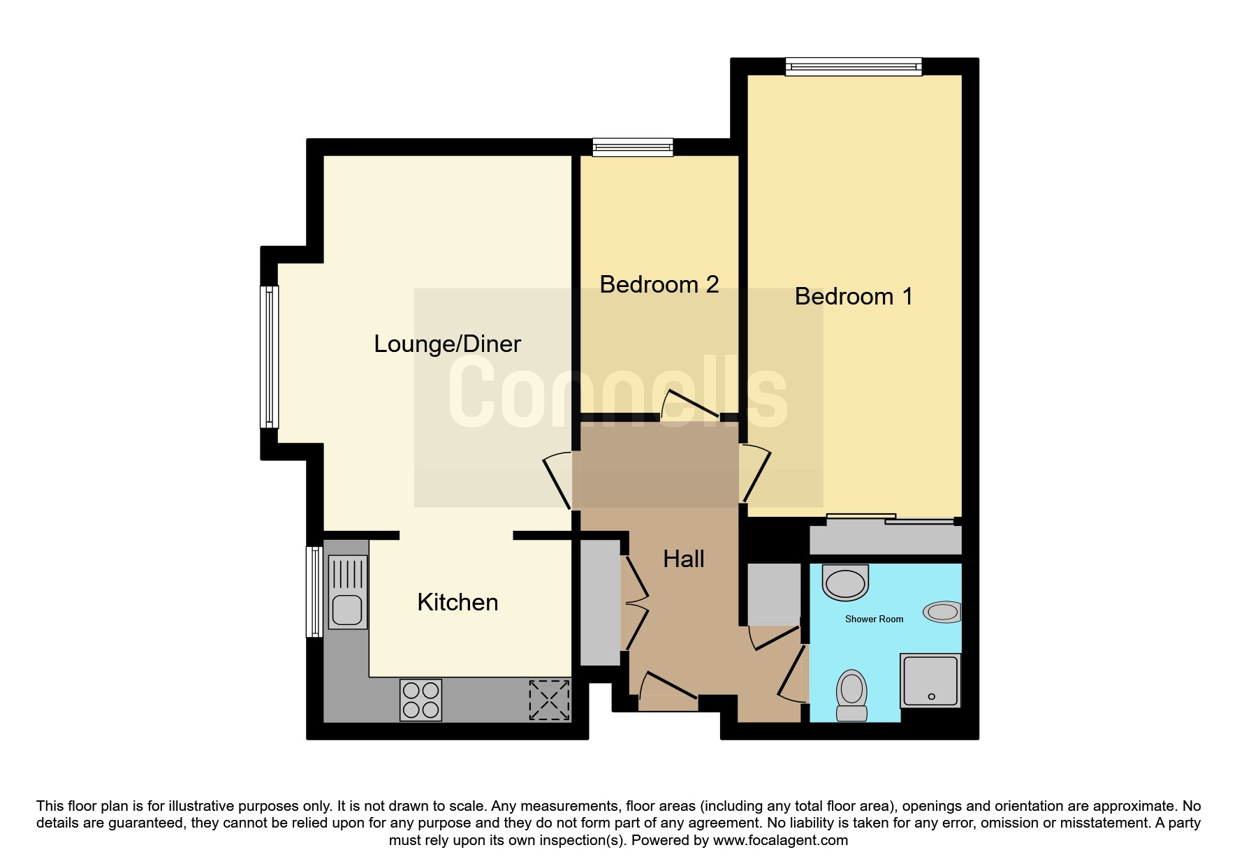 61, Hendon Grange, 420, London Road, Leicester floorplan