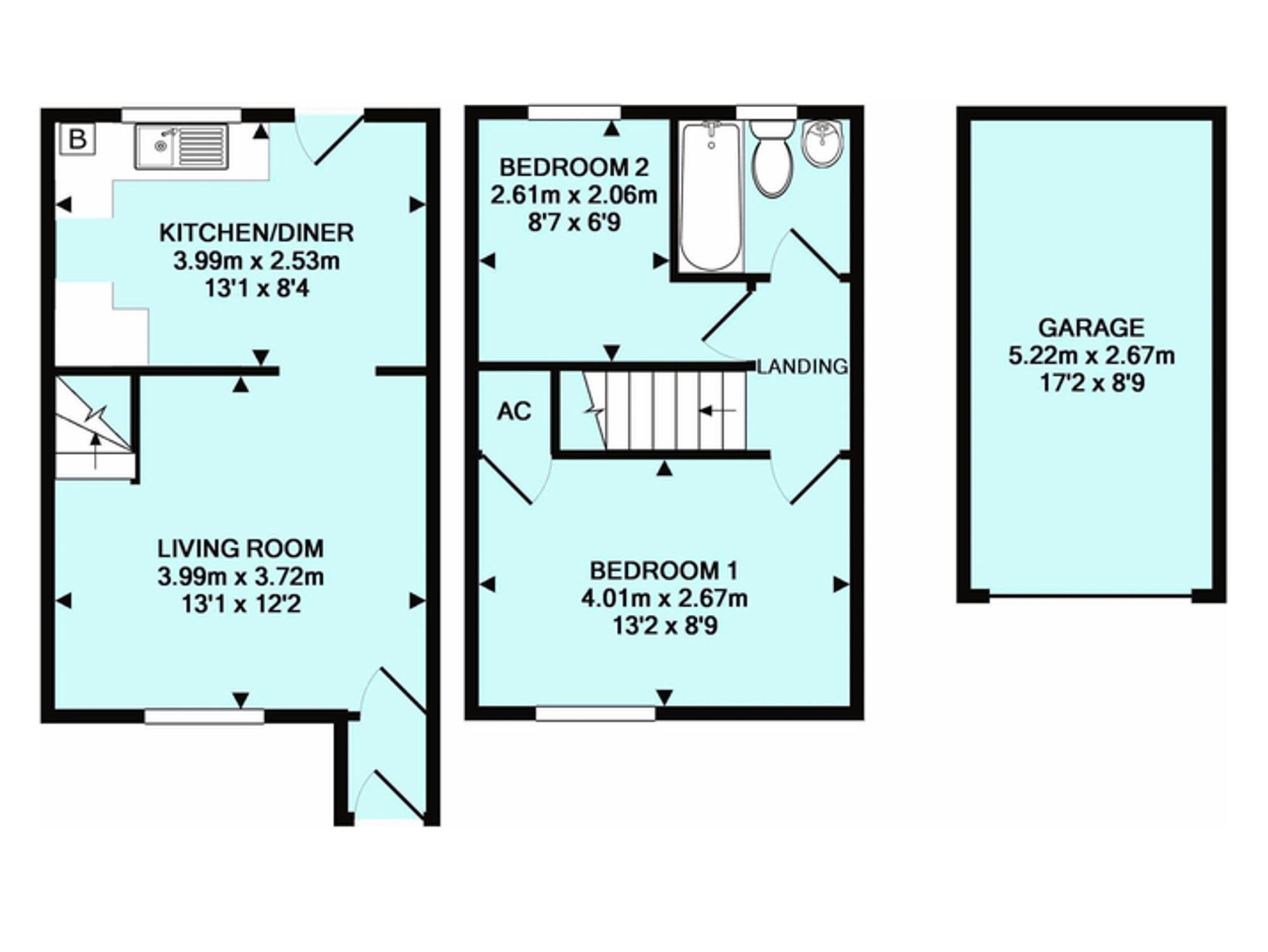 40 Walkers Gate, Wellington floorplan