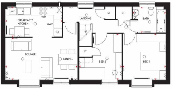 2 Bedrooms  for sale in Lilliana Way, Wilstock Village, Bridgwater TA5