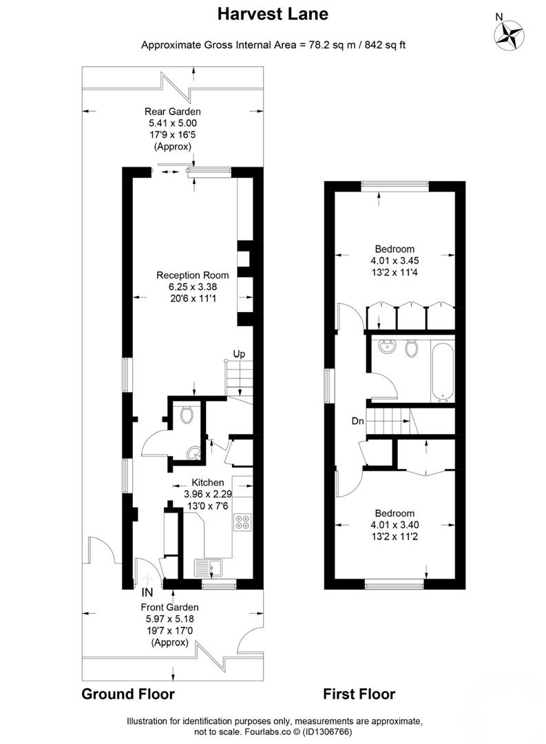 24, Harvest Lane, Thames Ditton floorplan