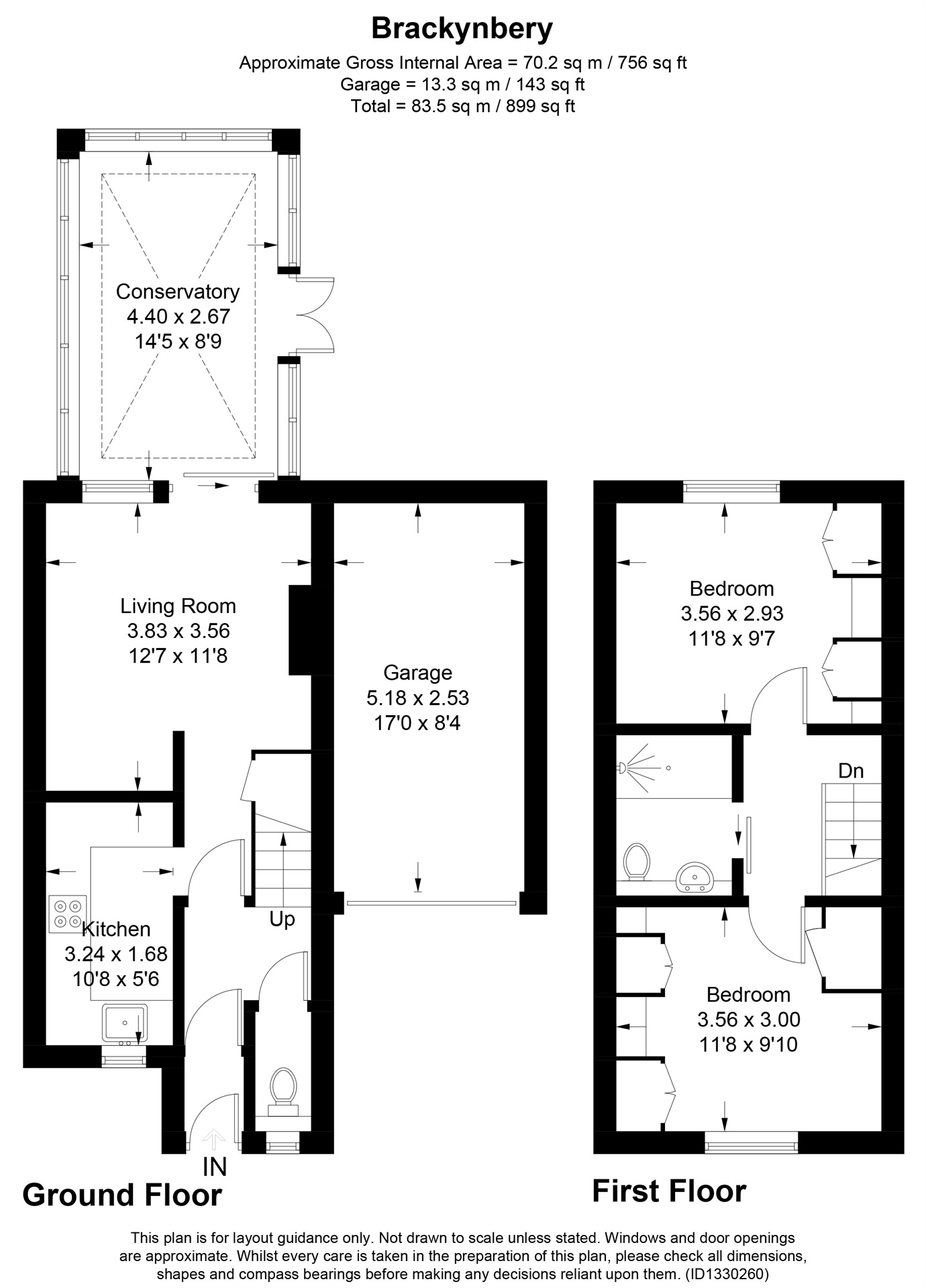 9, Brakynbery, Berkhamsted floorplan