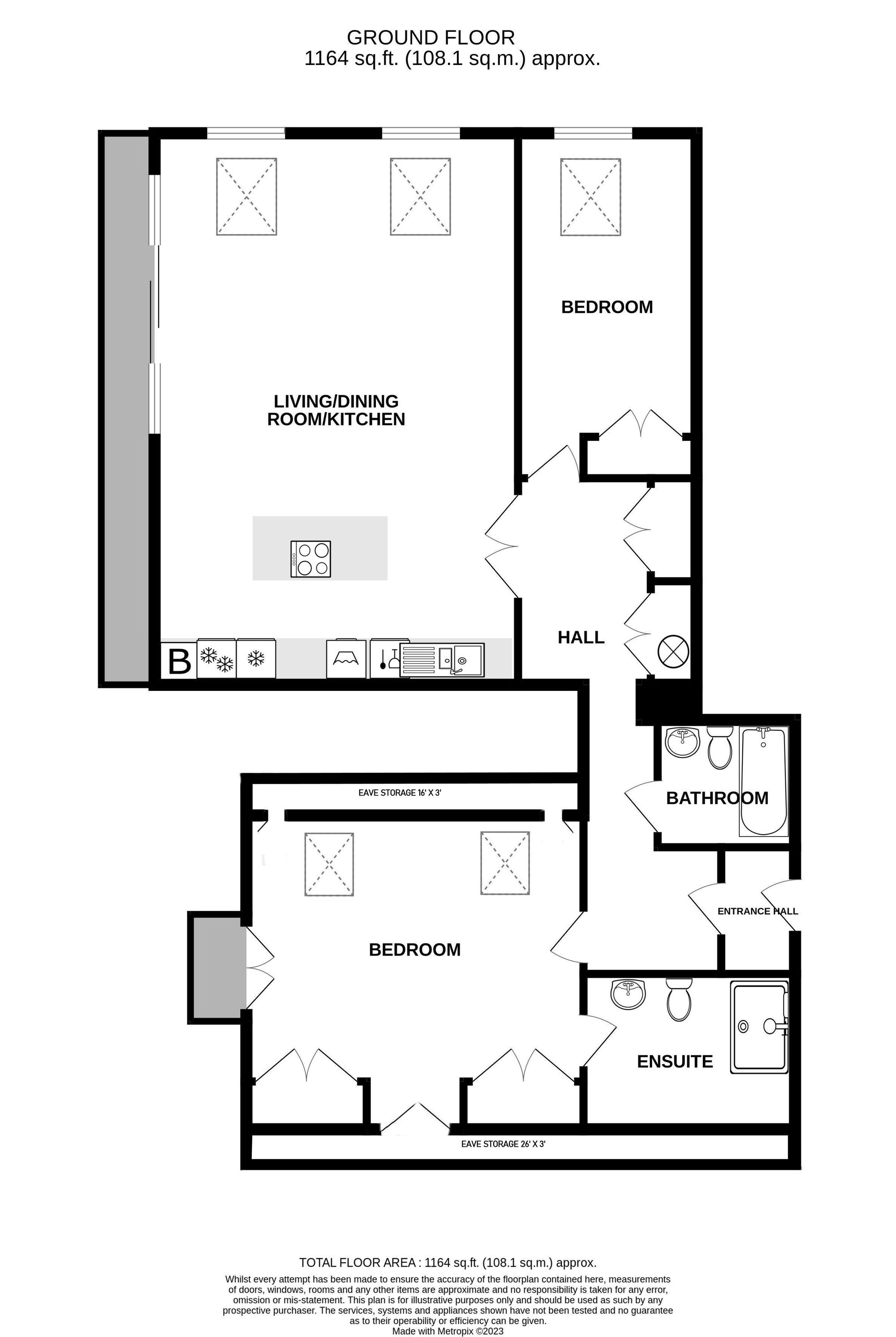 18 Swingbridge House Quay Hill, Penryn floorplan