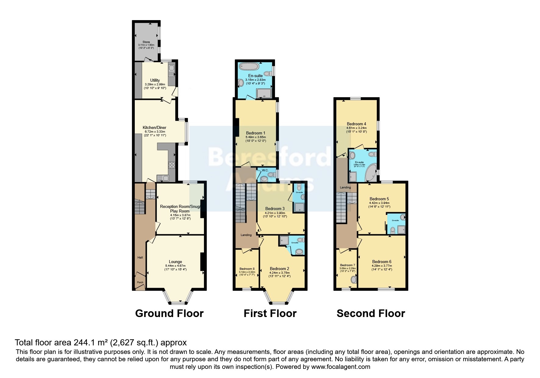4, Chapel Street, Conwy floorplan