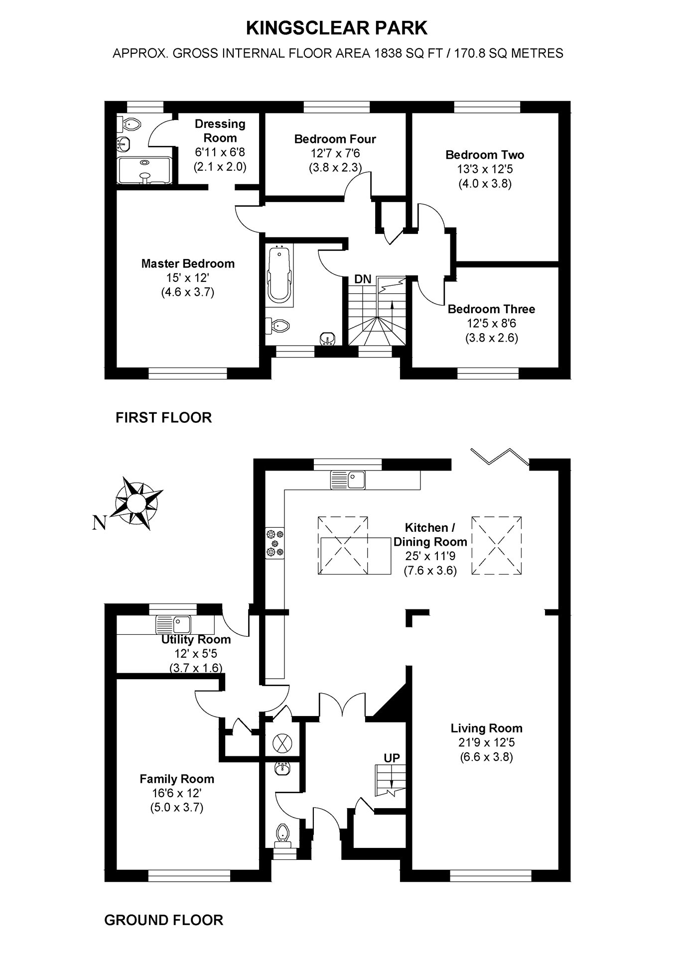 4 Bedrooms Detached house for sale in Kingsclear Park, Camberley, Surrey GU15