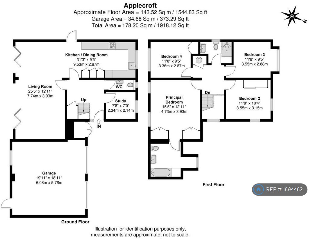 Applecroft, Maidenhead floorplan