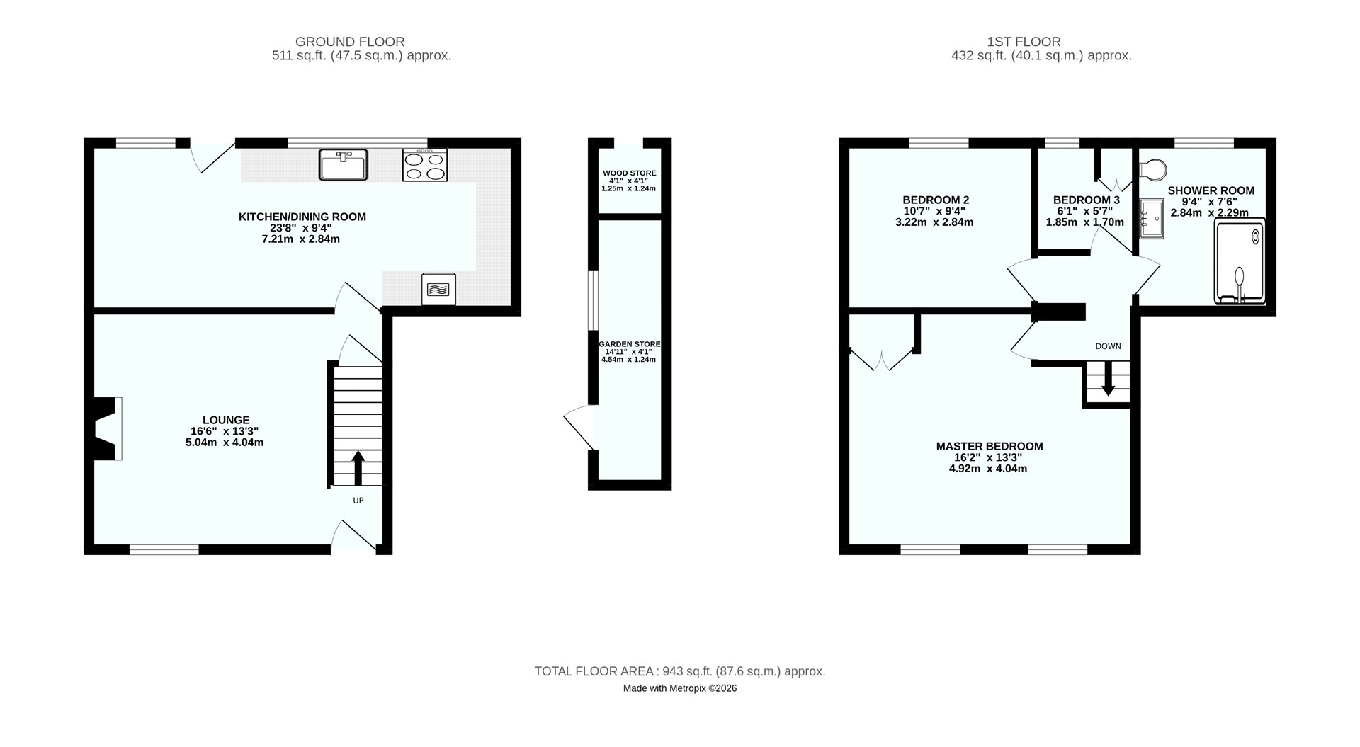 33 Fore Street, Penponds Camborne Cornwall, Cornwall floorplan