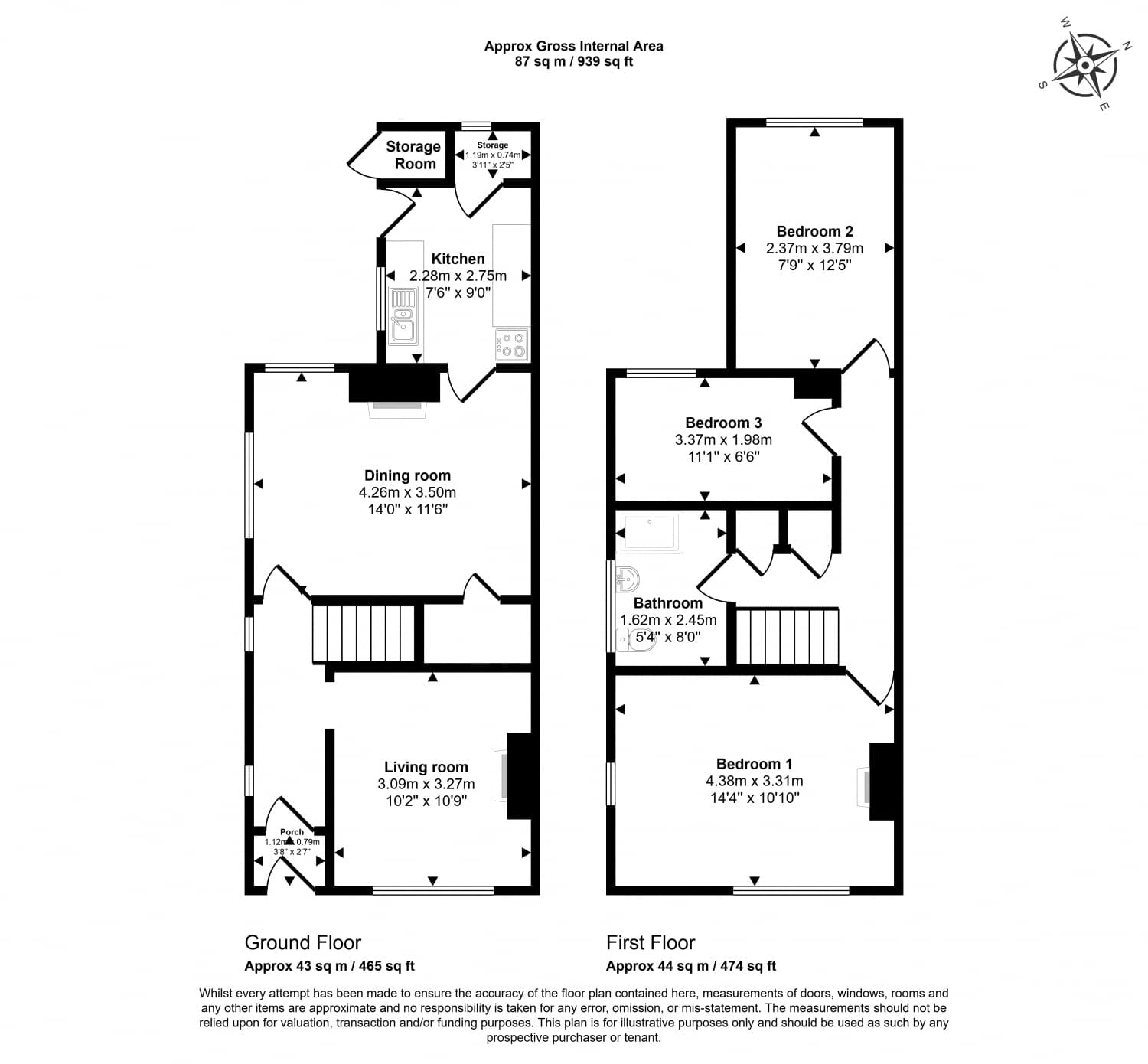 110 Kent Road, Southampton floorplan