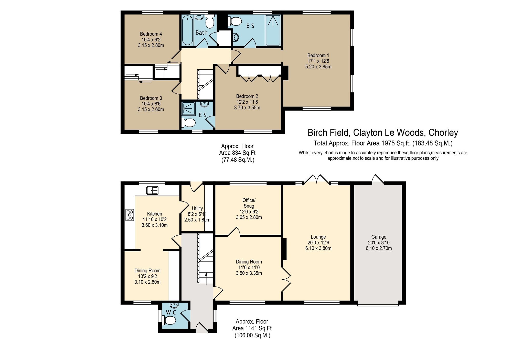 24 Birch Field, Chorley floorplan