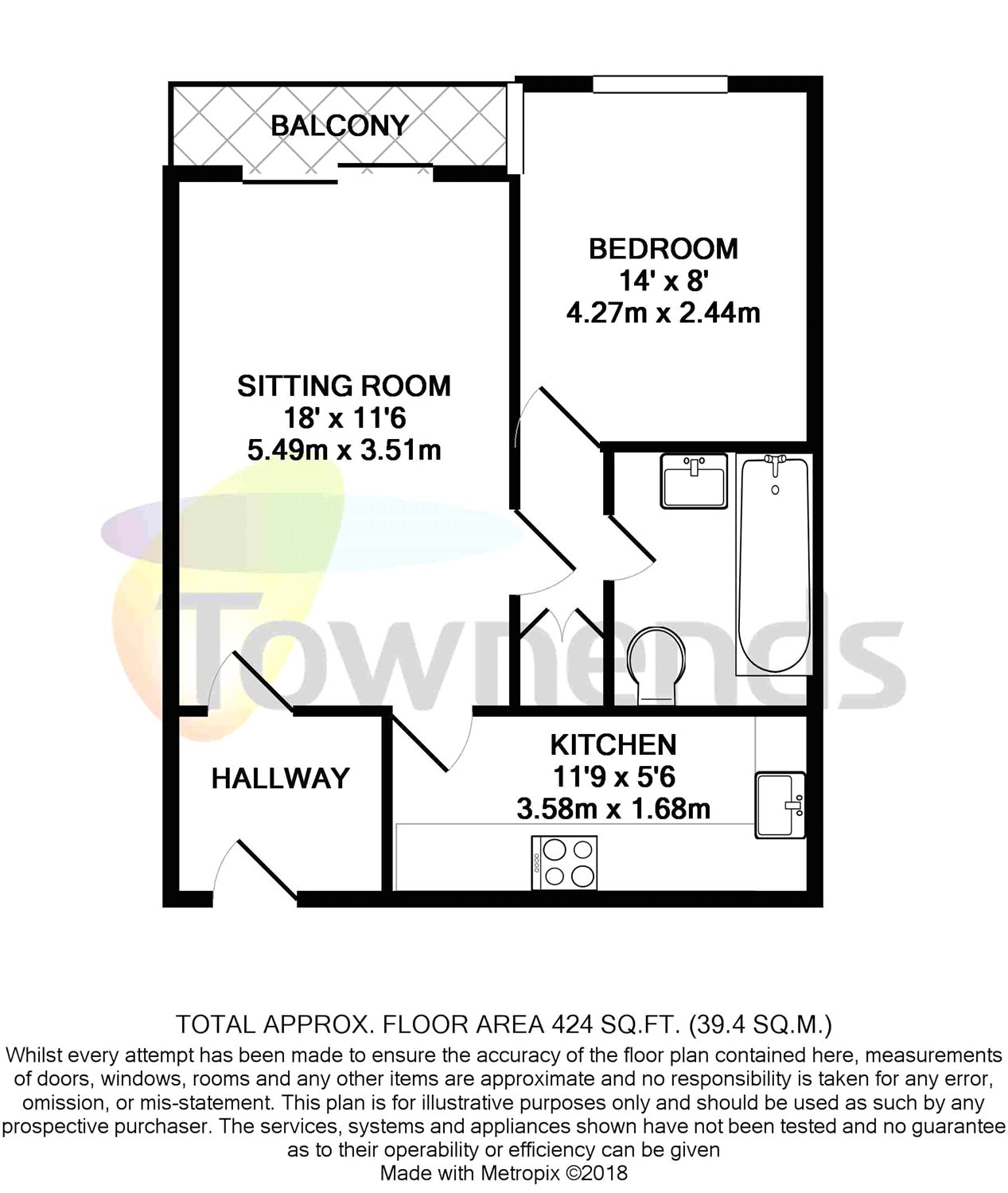 1 Bedrooms Flat to rent in Cavendish House, Eastgate Gardens, Guildford, Surrey GU1