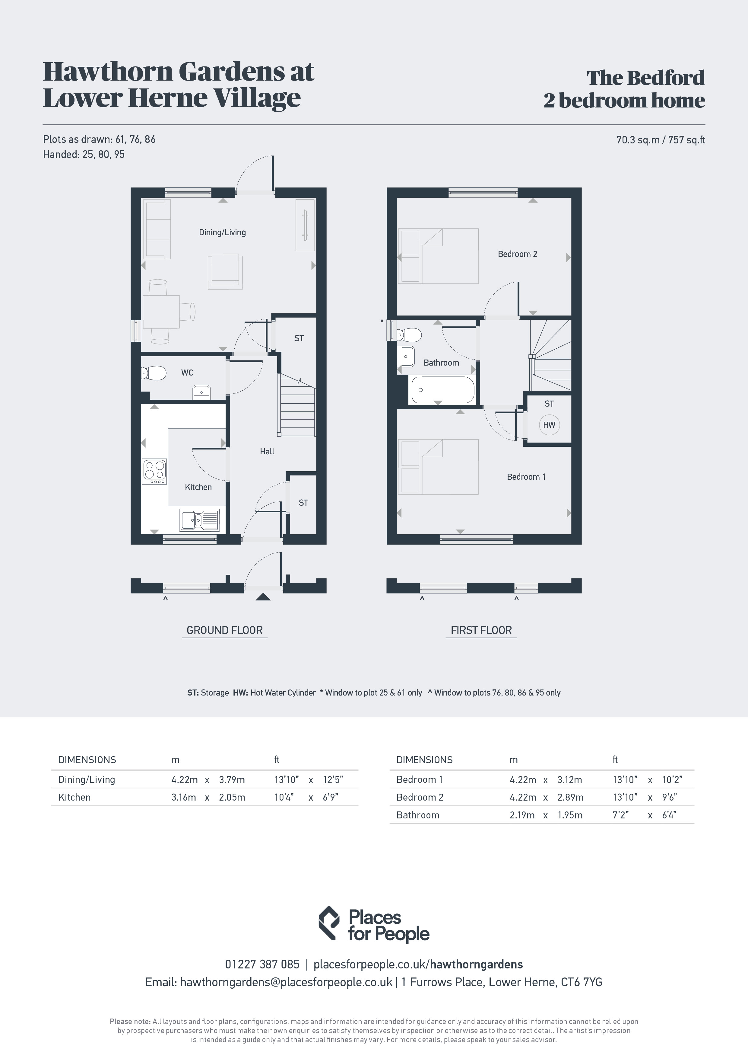 Bedford, Furrows Place, Canterbury floorplan