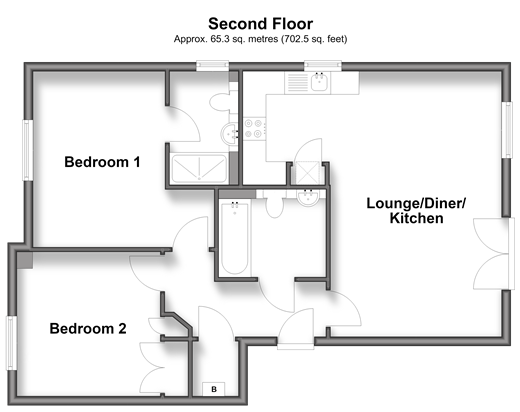 Sherwood Avenue, Aylesford floorplan