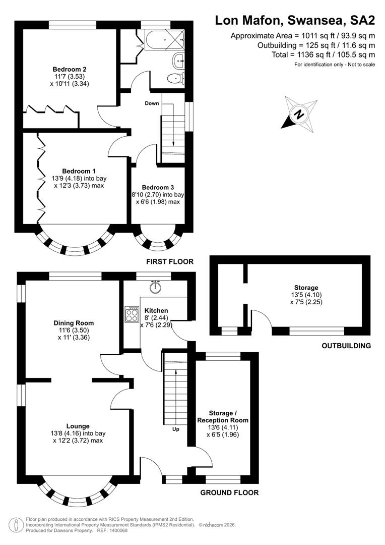 20, Lon Mafon, Swansea floorplan
