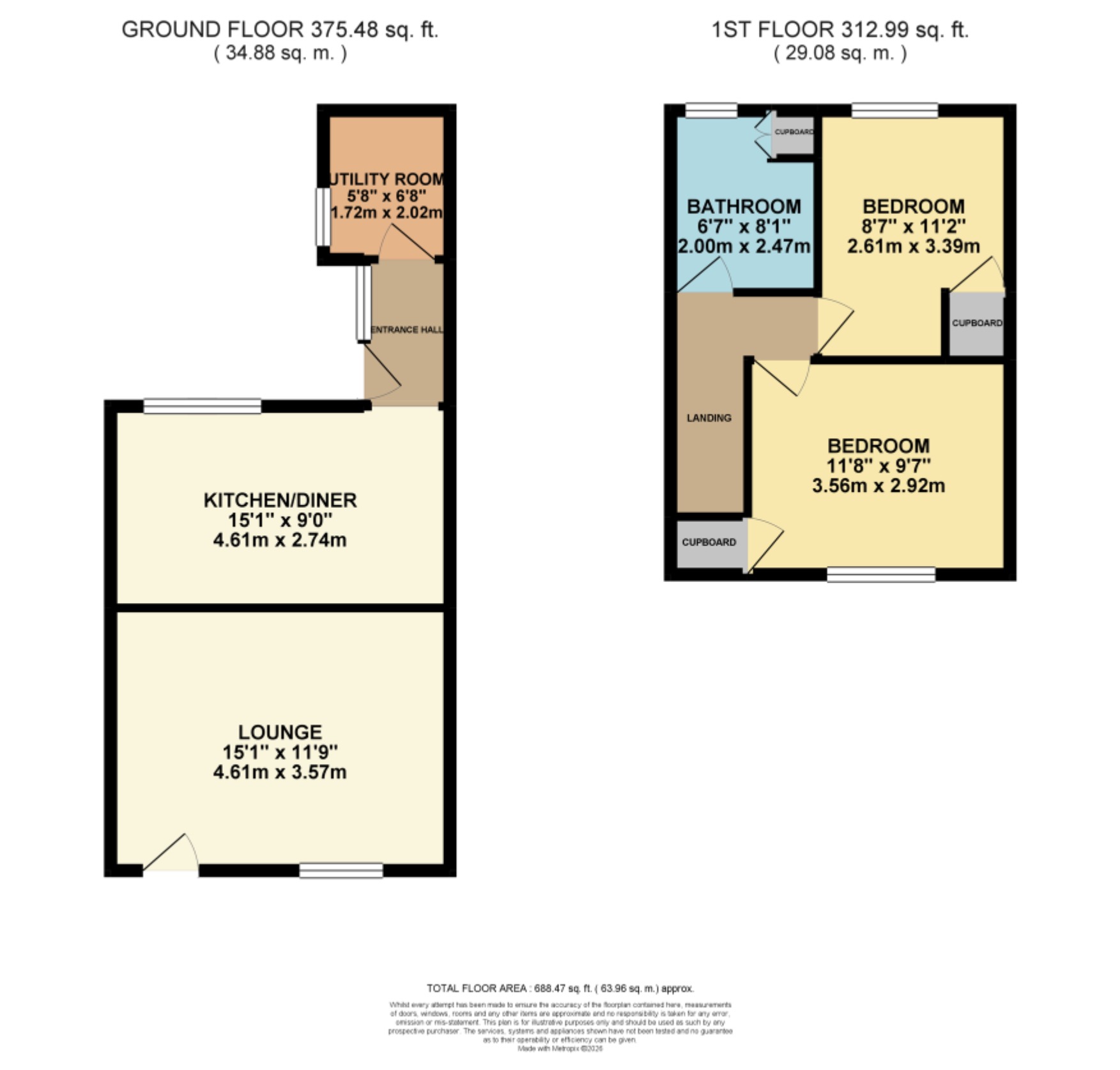 Bailey Lane, Nottingham floorplan