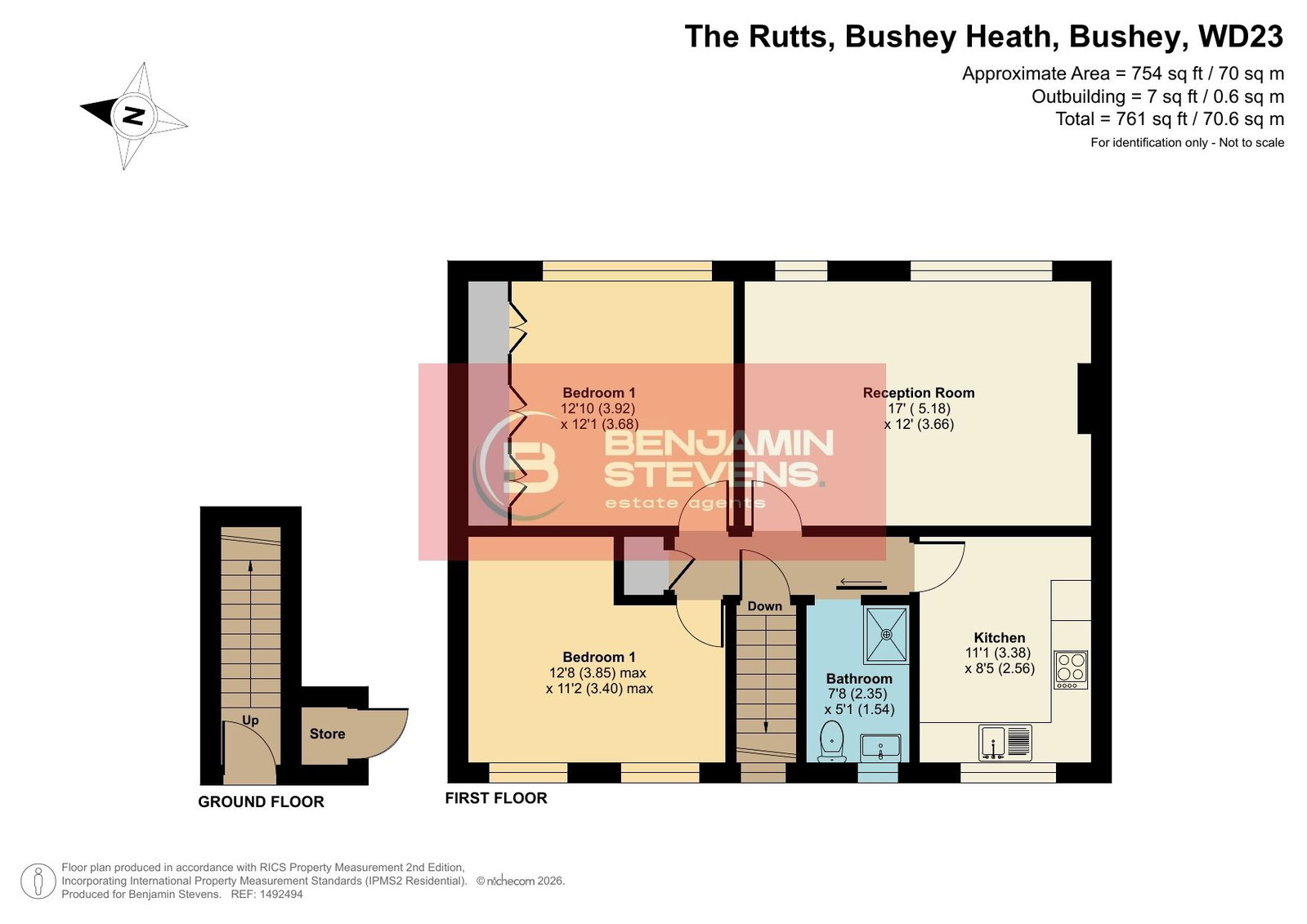 76, The Rutts, Bushey floorplan