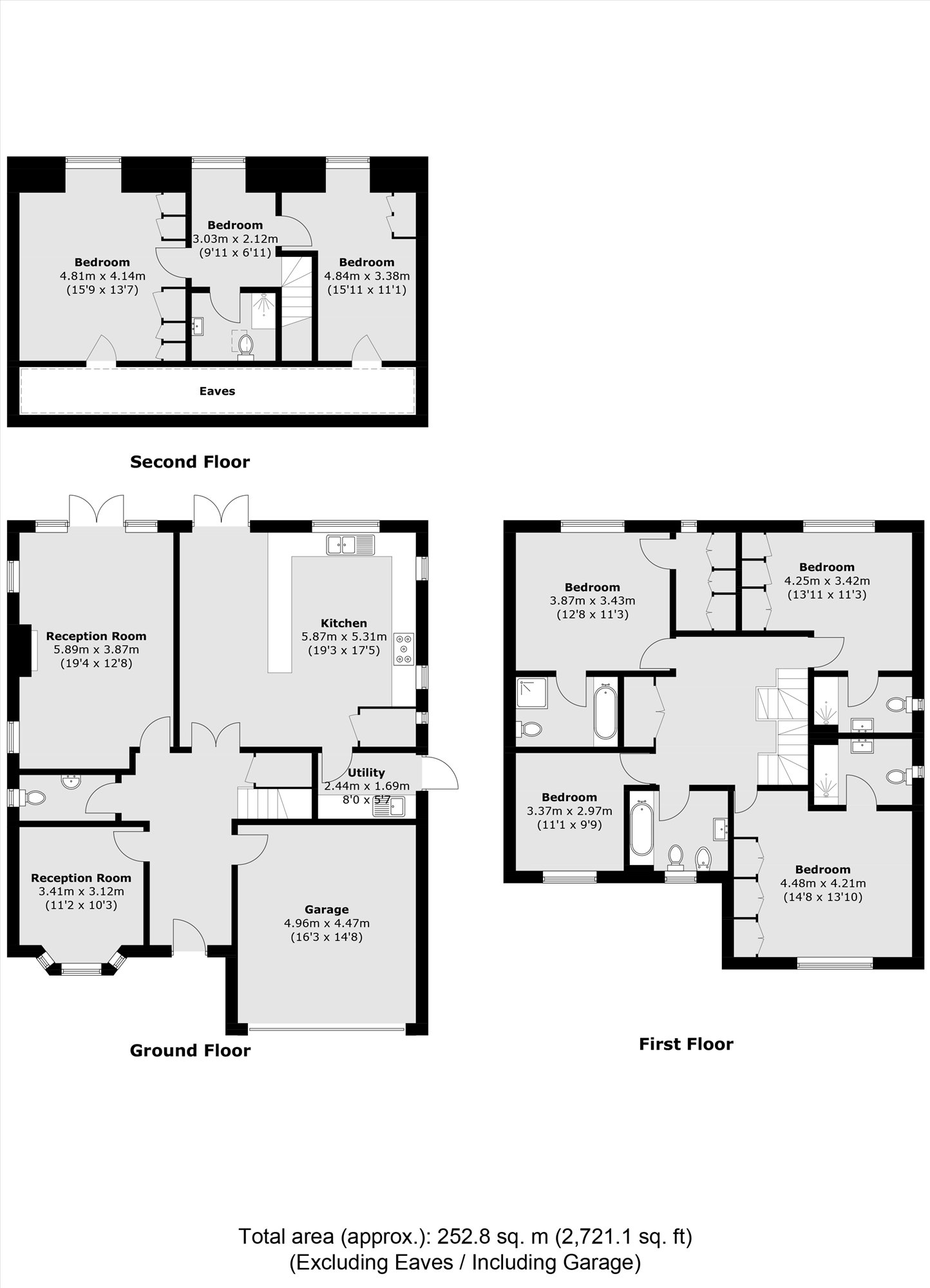 Half A Sixpence, Midway, Walton-On-Thames floorplan