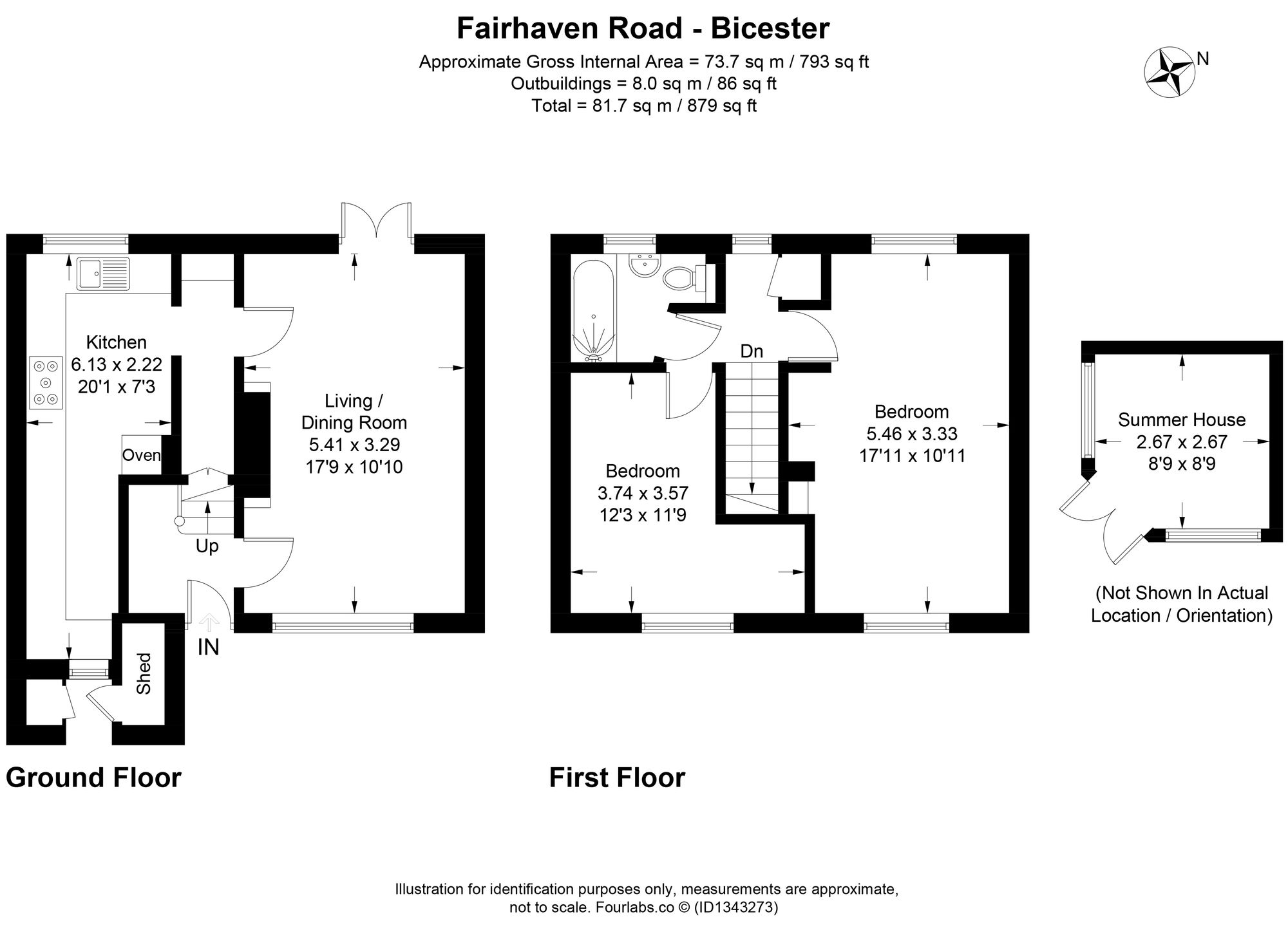 48 Fairhaven Road, Bicester floorplan