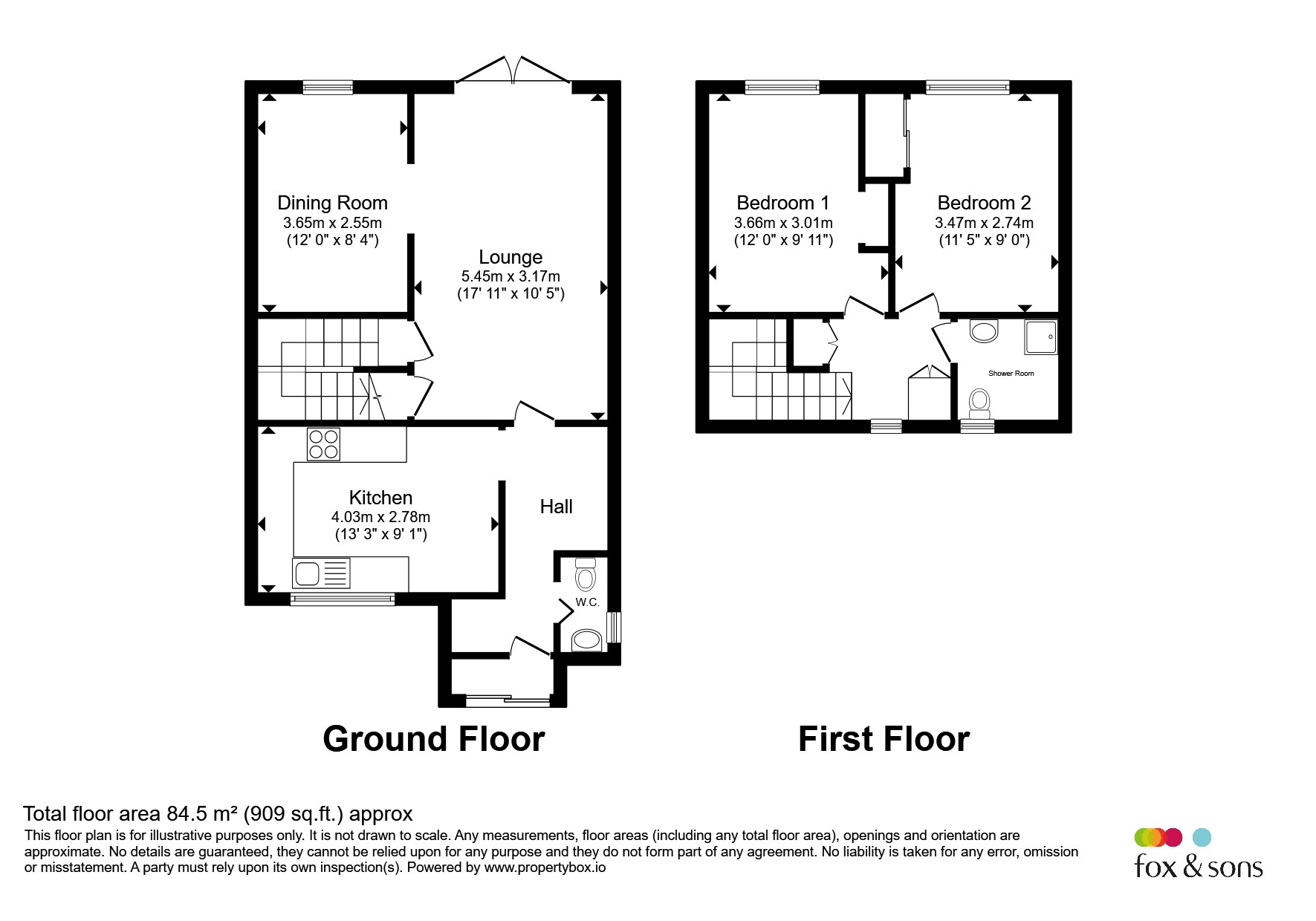 48, Deeping Close, Southampton floorplan