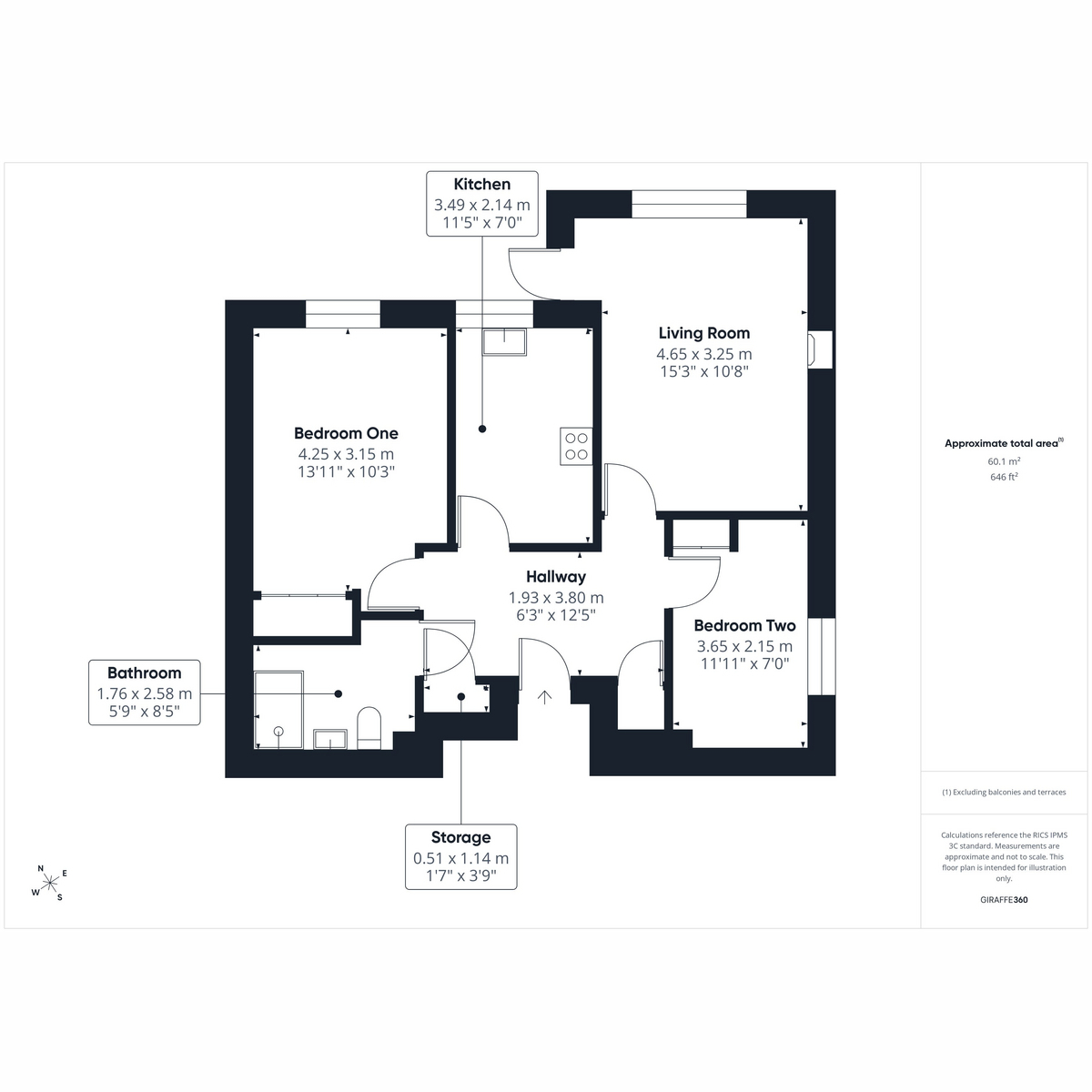 1, Ashleigh Court, Arnside floorplan