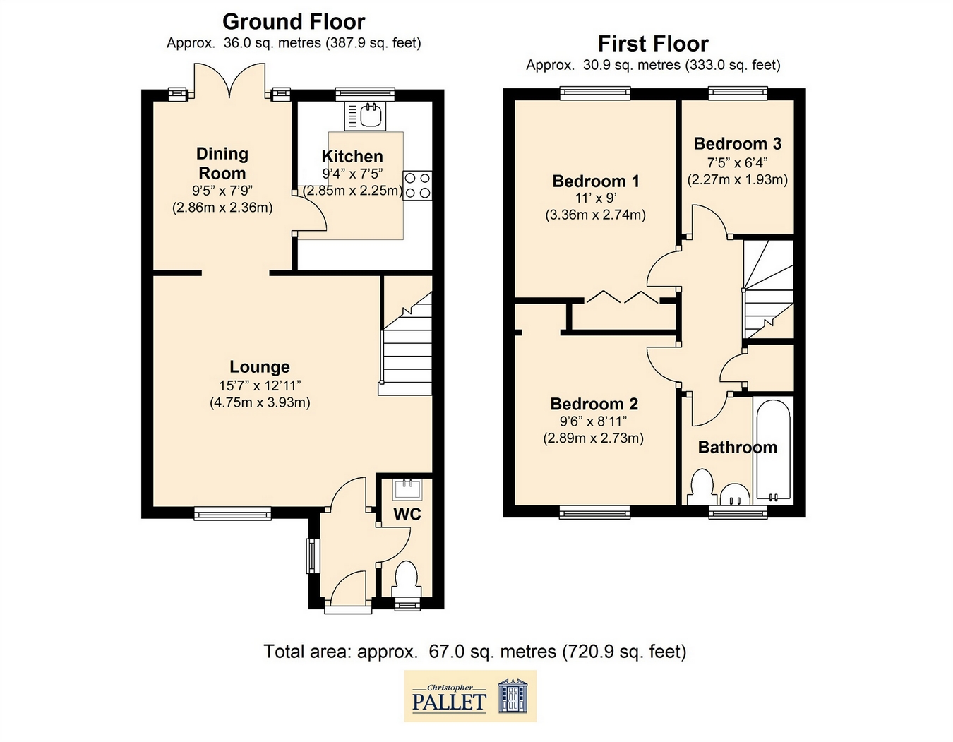 3 Bedrooms Semi-detached house for sale in Grebe Close, Aylesbury, Buckinghamshire HP19