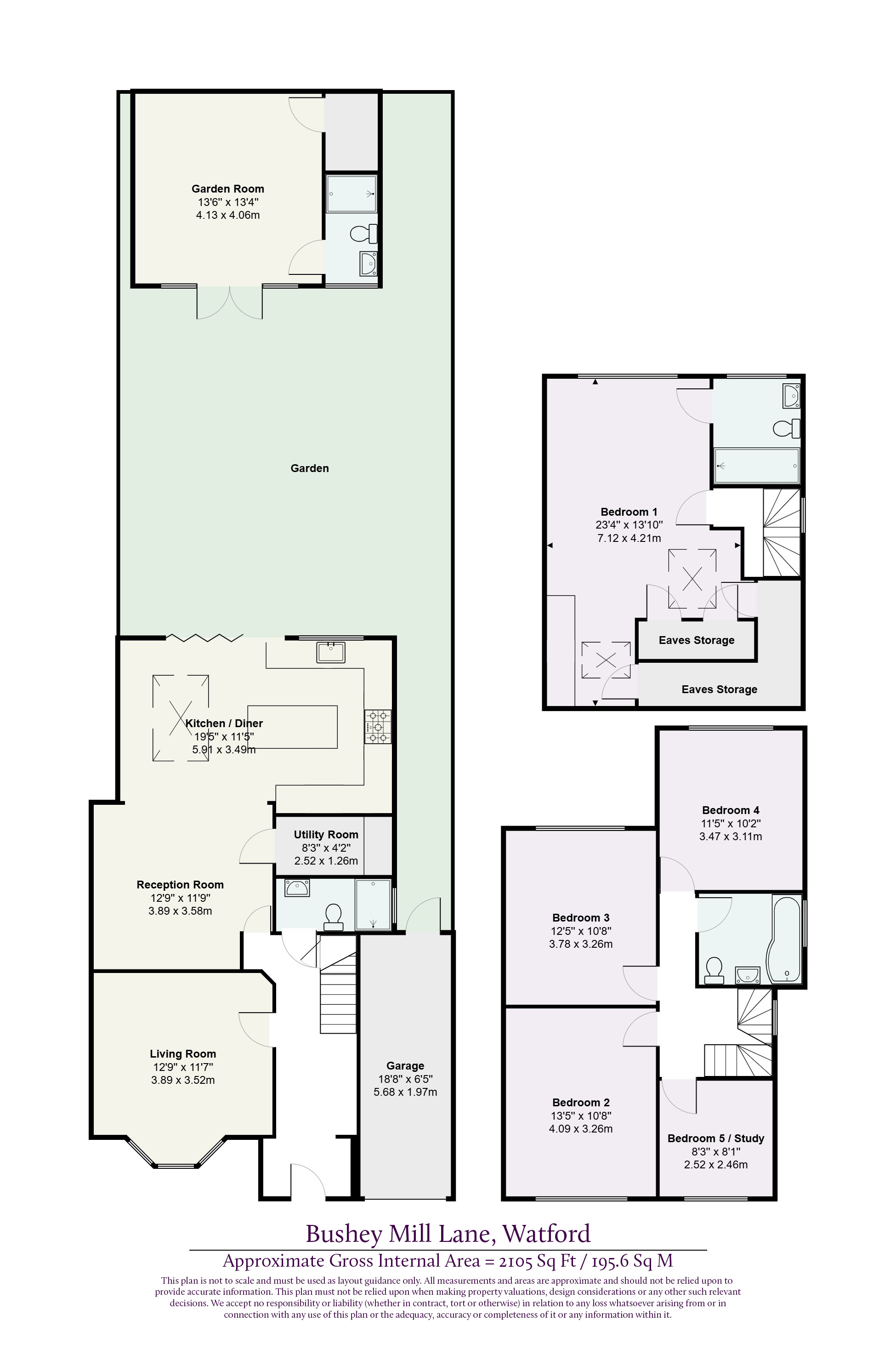 132, Bushey Mill Lane, Hertfordshire floorplan