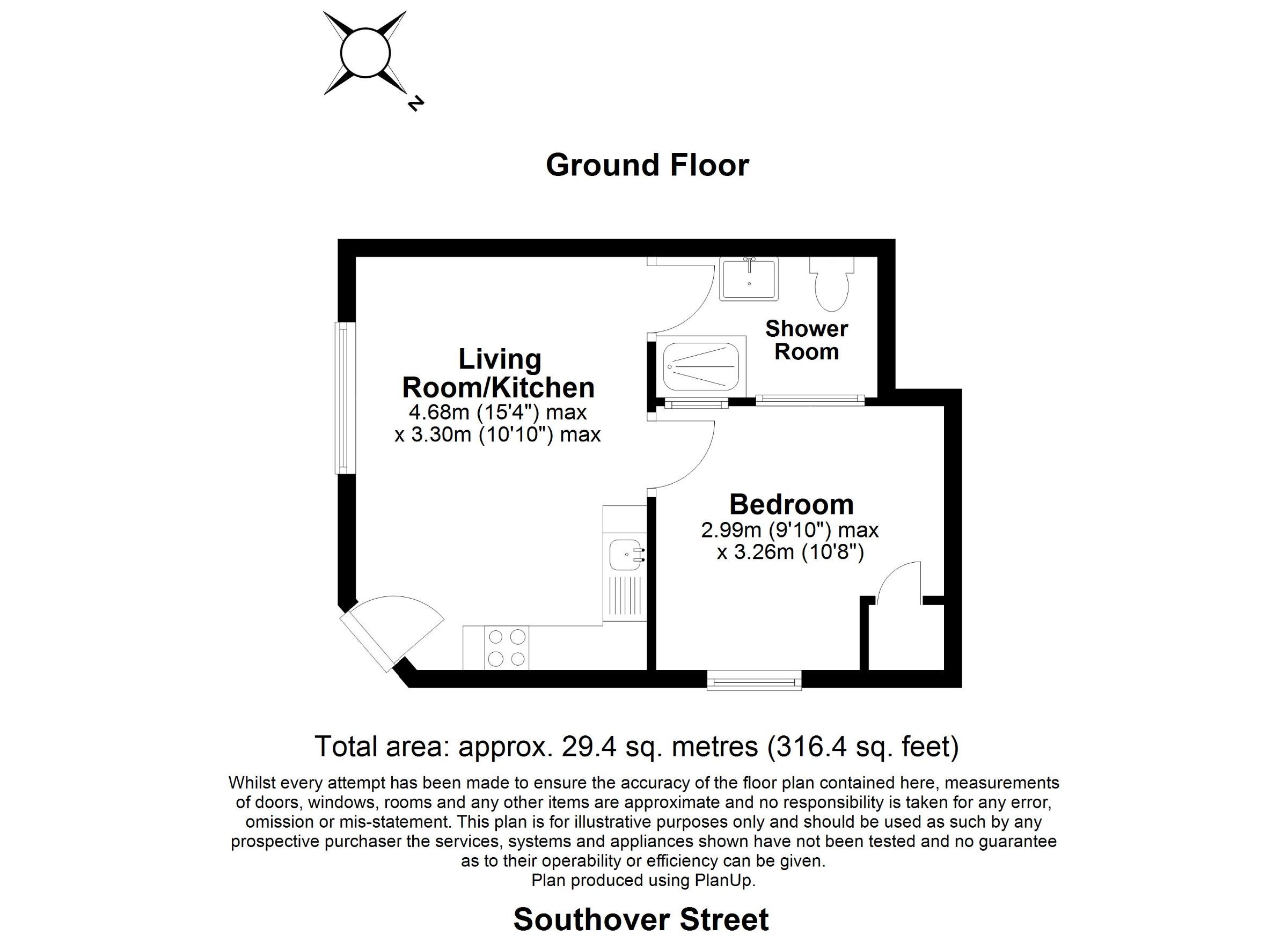 GFF 74 Southover Street, Brighton floorplan