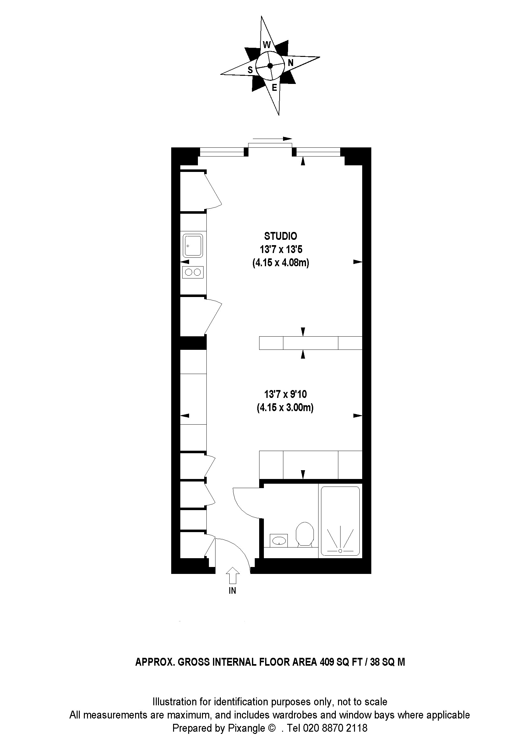 07-11 The Heron, Milton Court, London floorplan