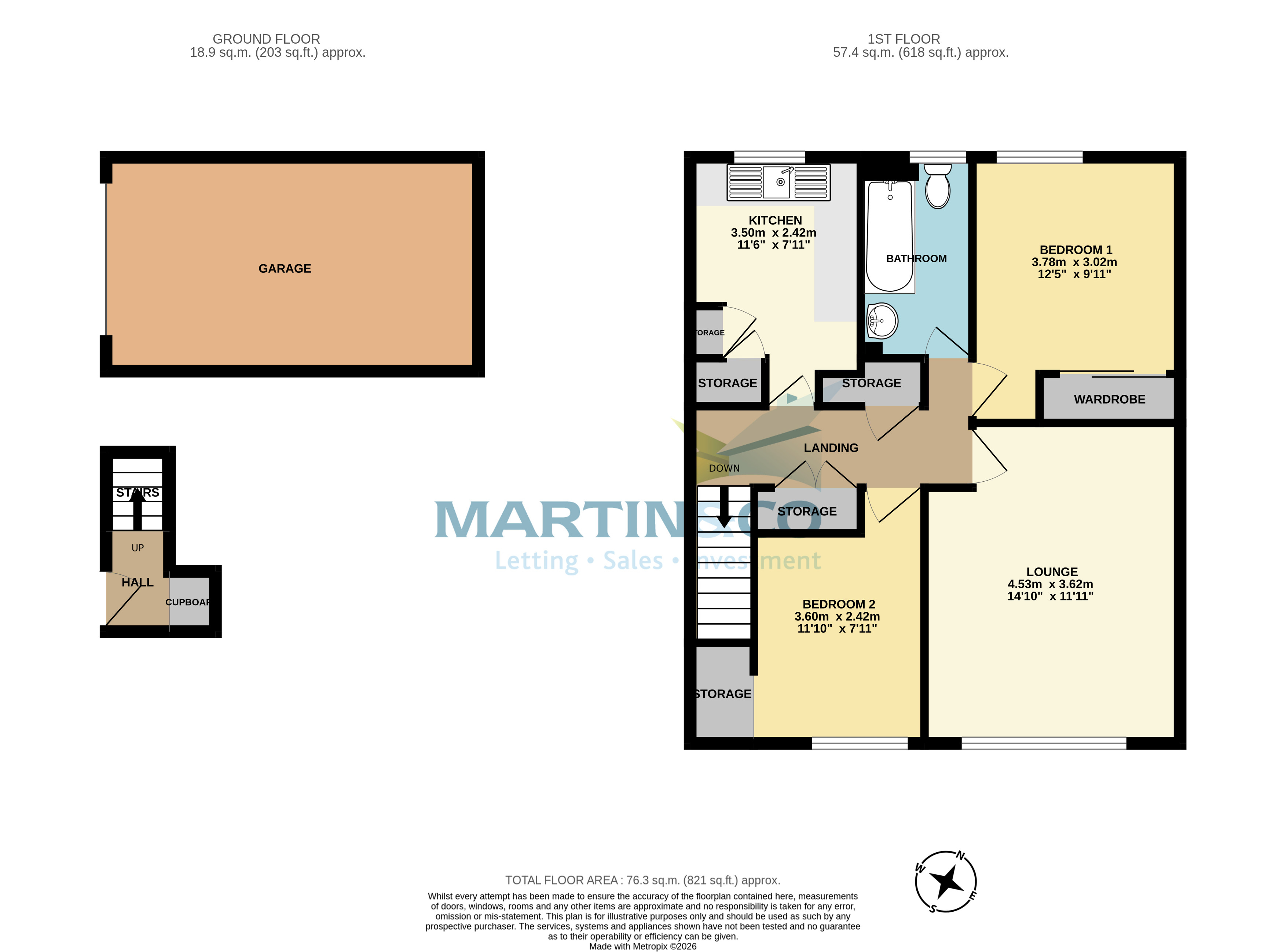 11, Shelley Close, Abingdon floorplan
