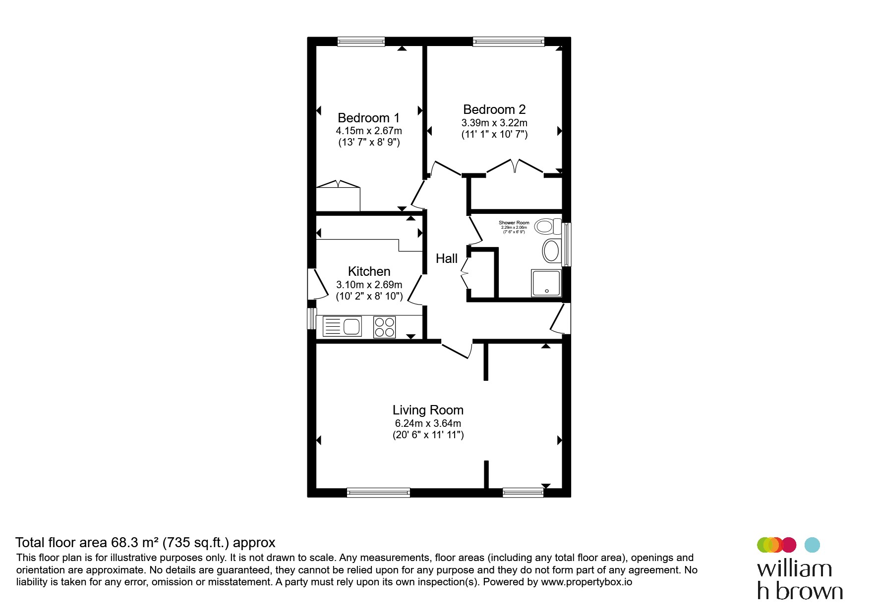 2, Hawthorn Close, SAXMUNDHAM floorplan