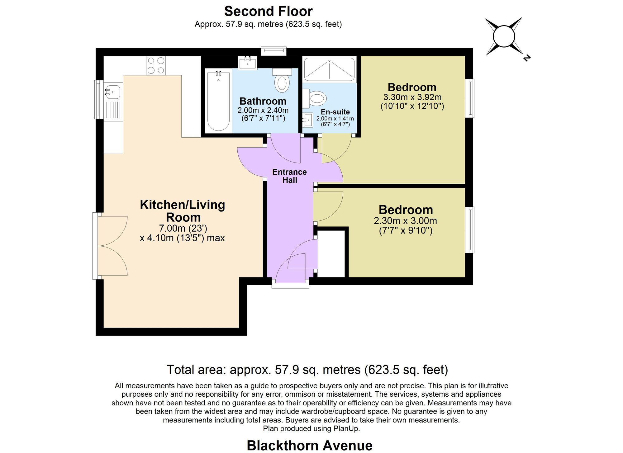 14 Blackthorn House, Chigwell floorplan