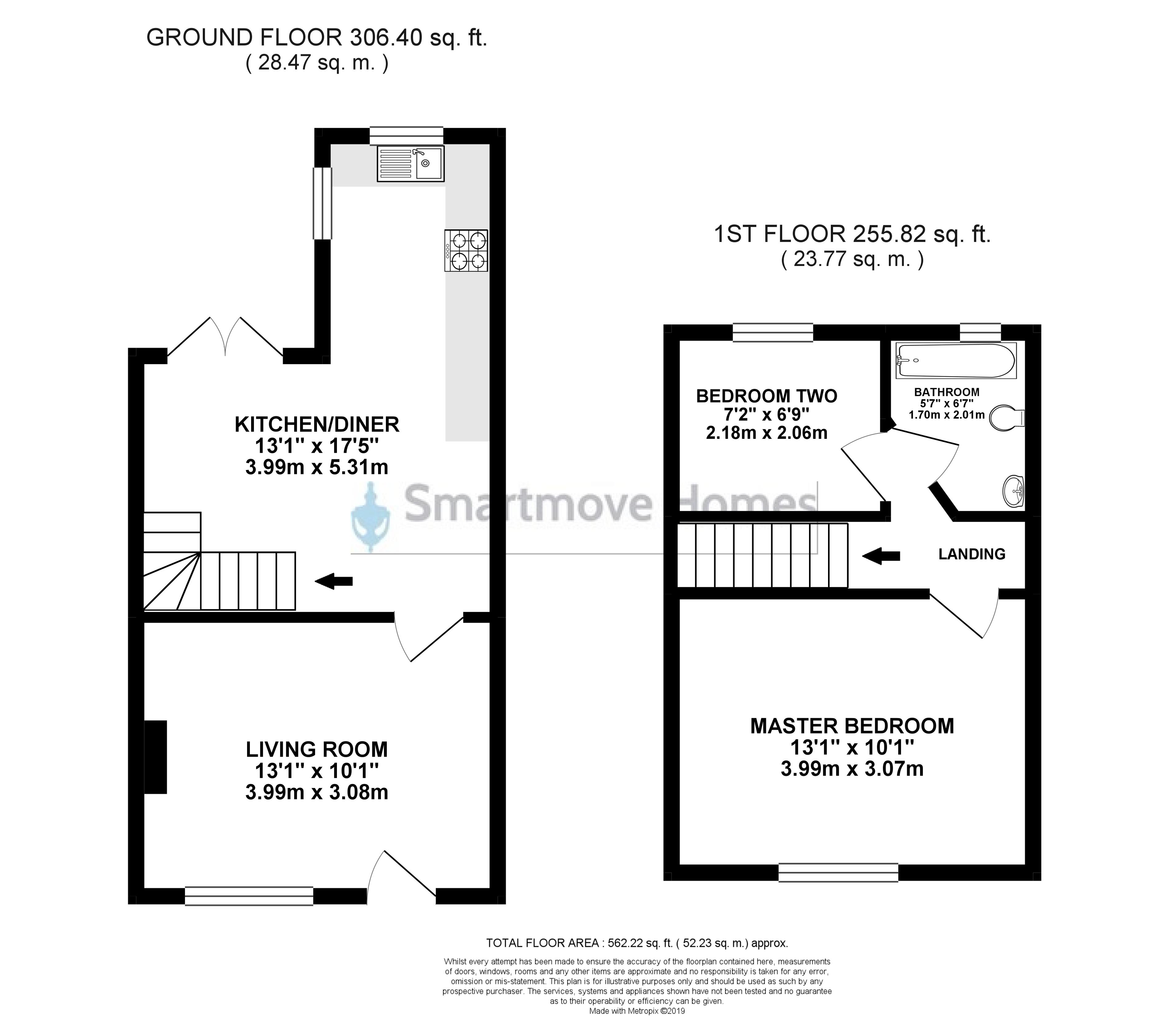 2 Bedrooms Terraced house for sale in Main Street, Horsley Woodhouse, Ilkeston DE7