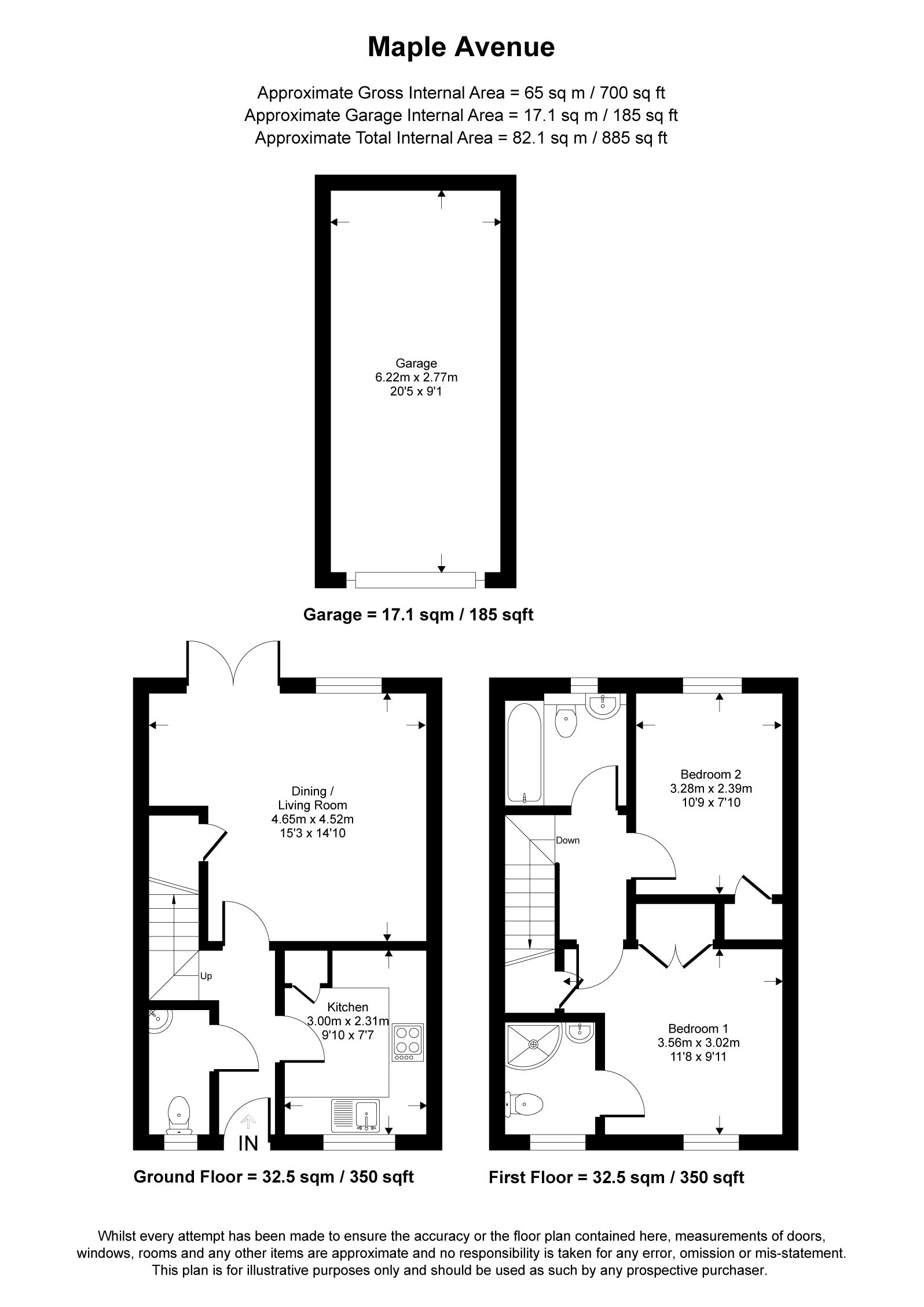 12, Maple Avenue, Hampshire floorplan