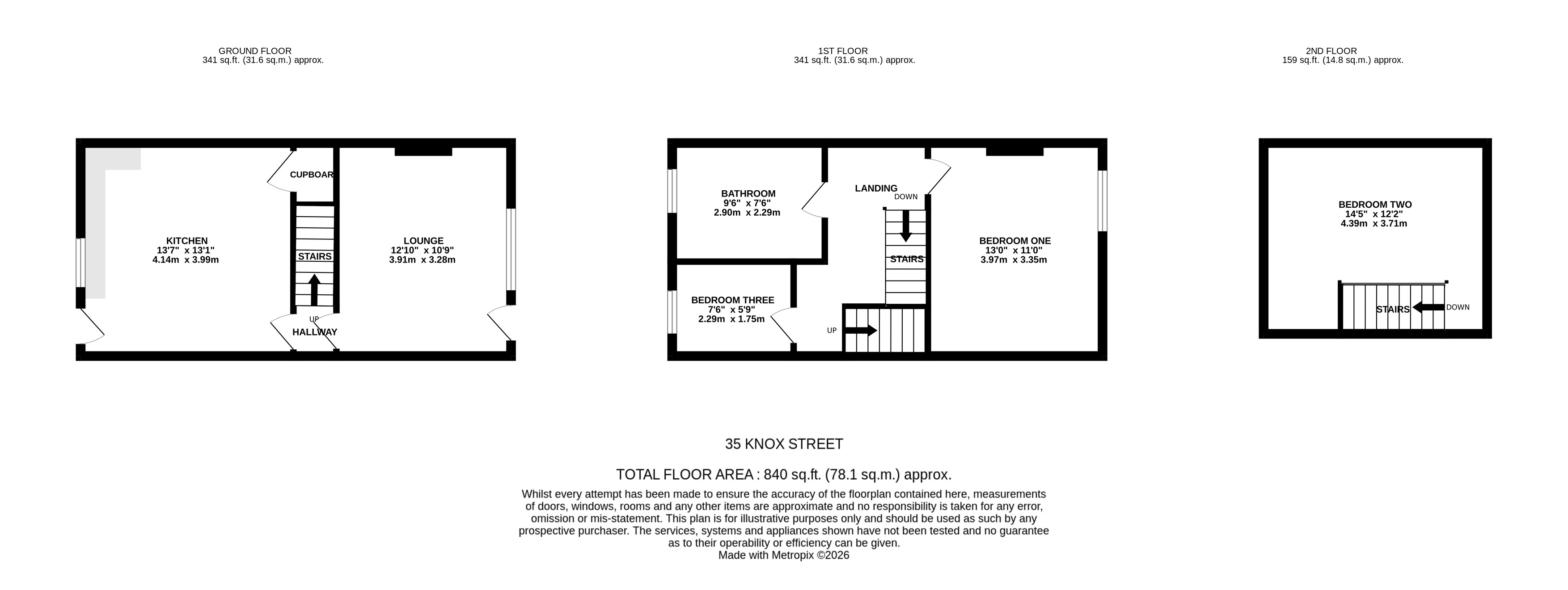 35, Knox Street, West Yorkshire floorplan