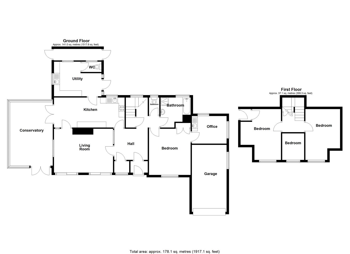 Hidcote, Off Weston Avenue, Oswestry floorplan