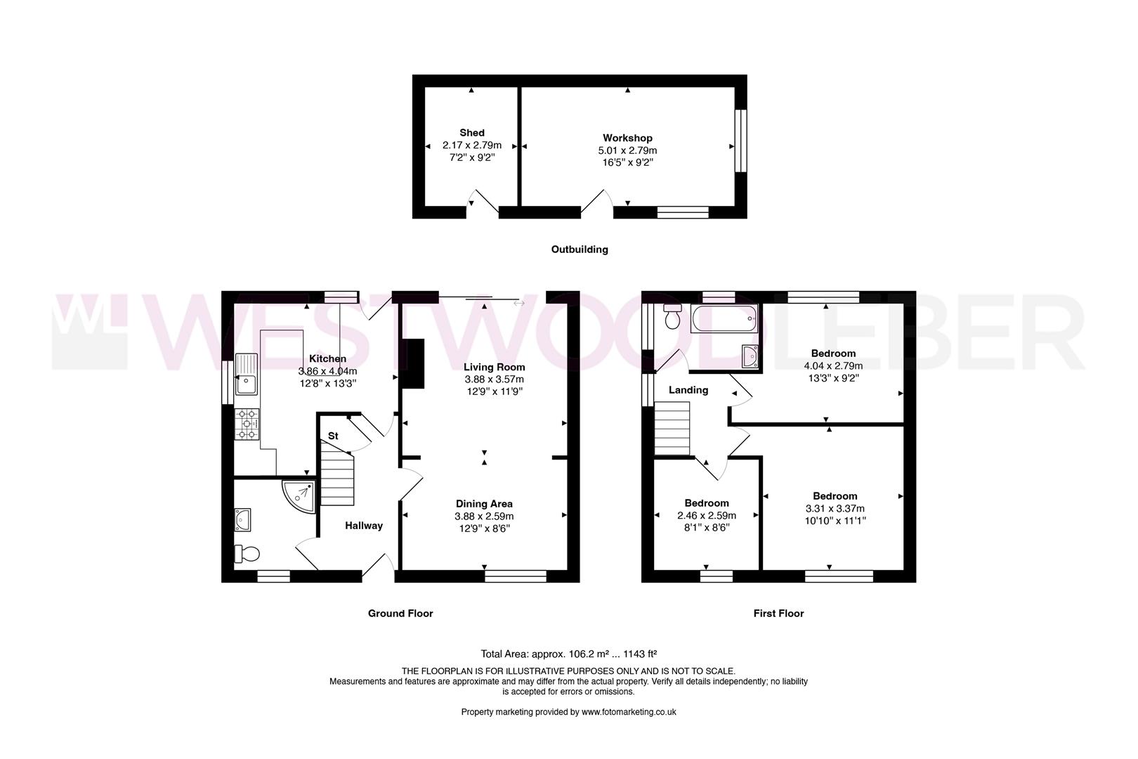 65, Palmers Grove, Waltham Abbey floorplan