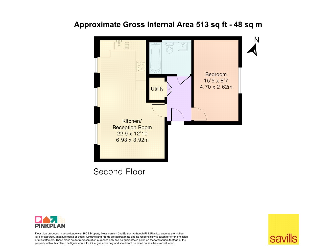 Flat 2, 234, Mare Street, London floorplan