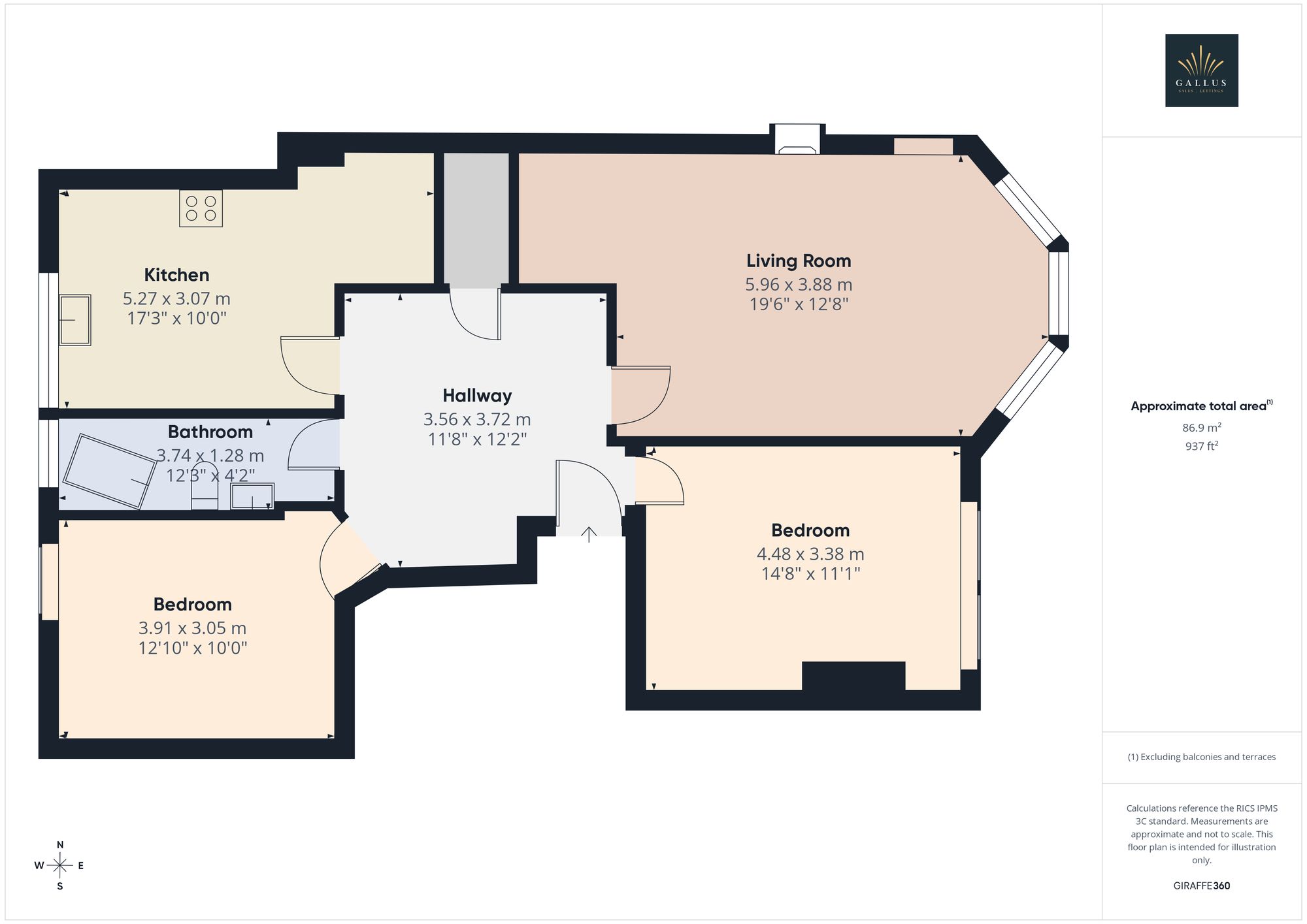 0/2 54 Polwarth Street, Glasgow floorplan