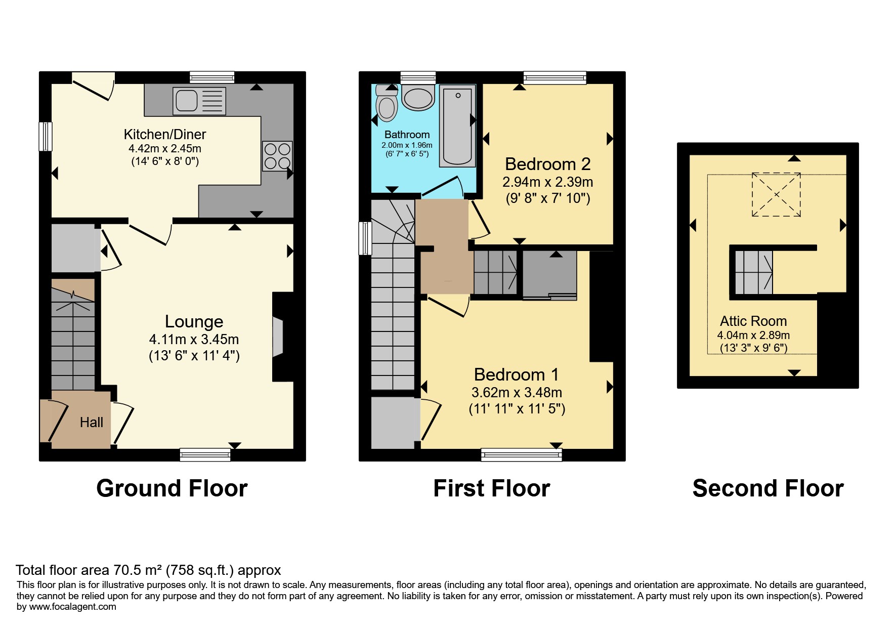 34, Dickinson Road, Sheffield floorplan