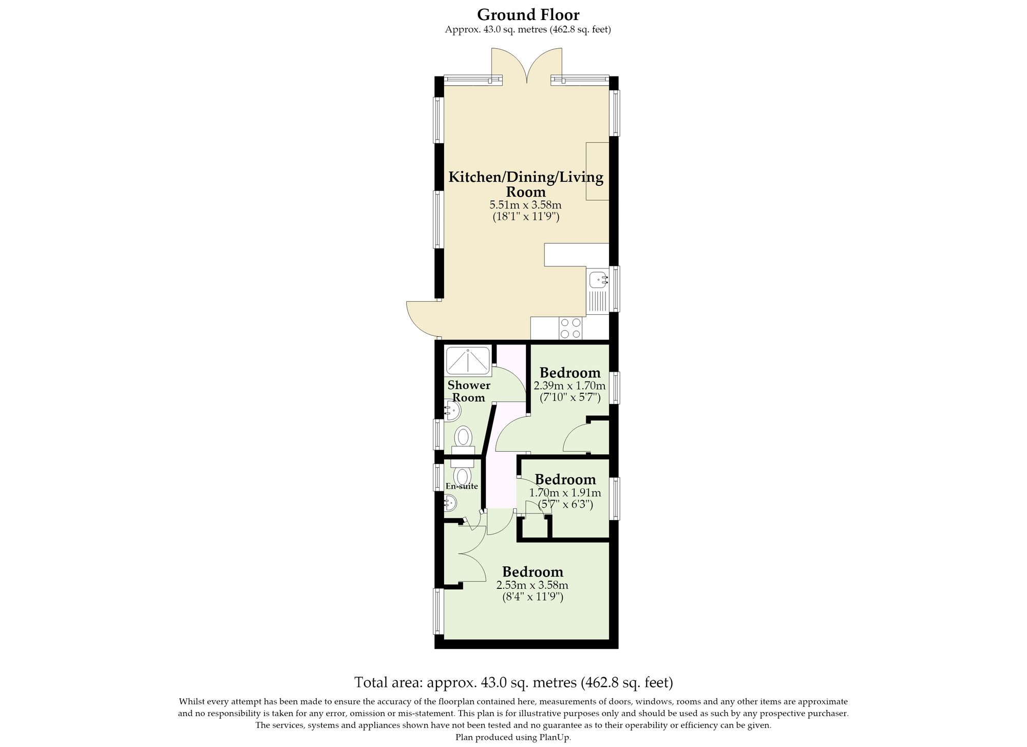 301 Swift Bordeaux, Coast Road, Lowestoft floorplan