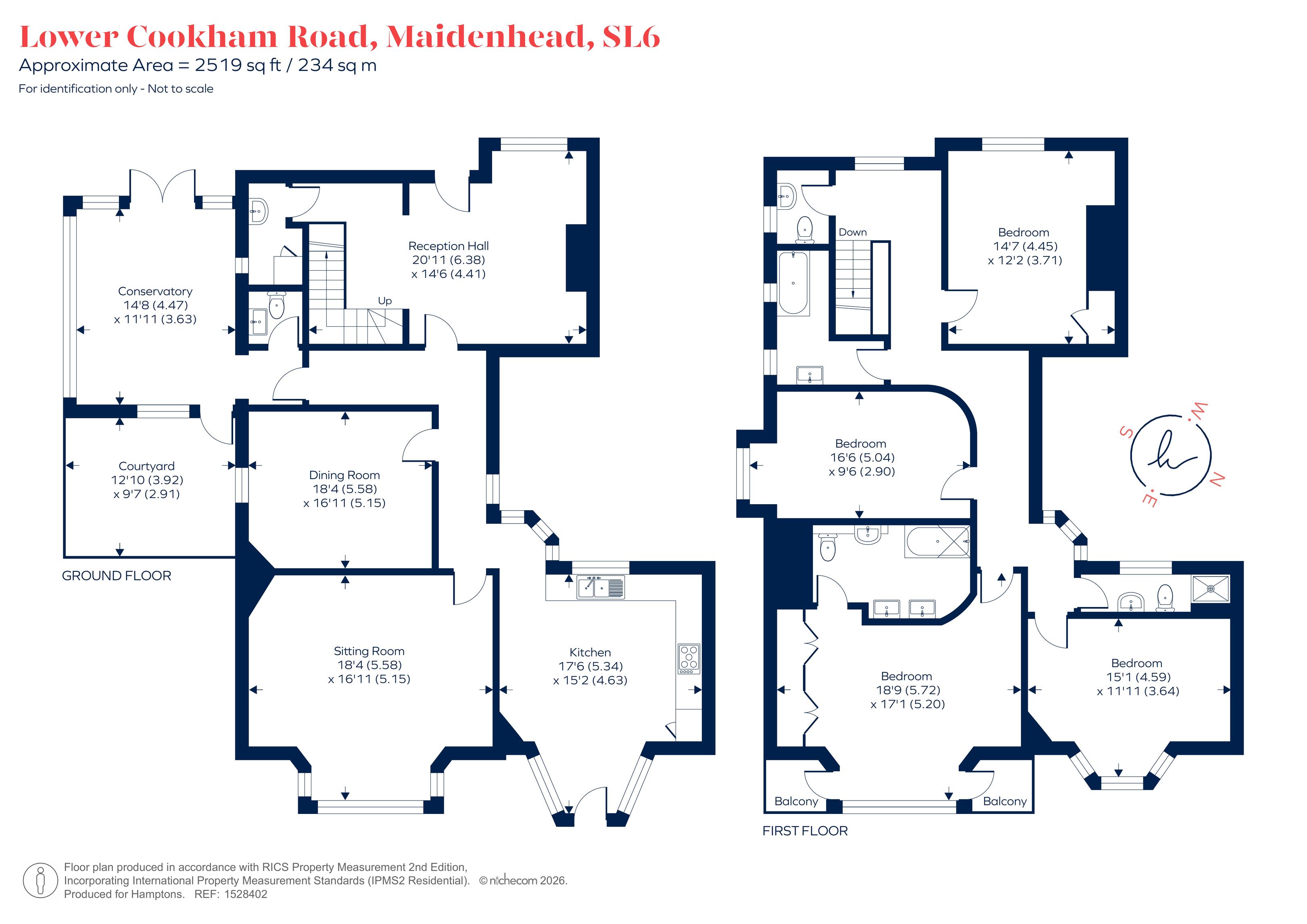 Lower Cookham Road, Maidenhead floorplan