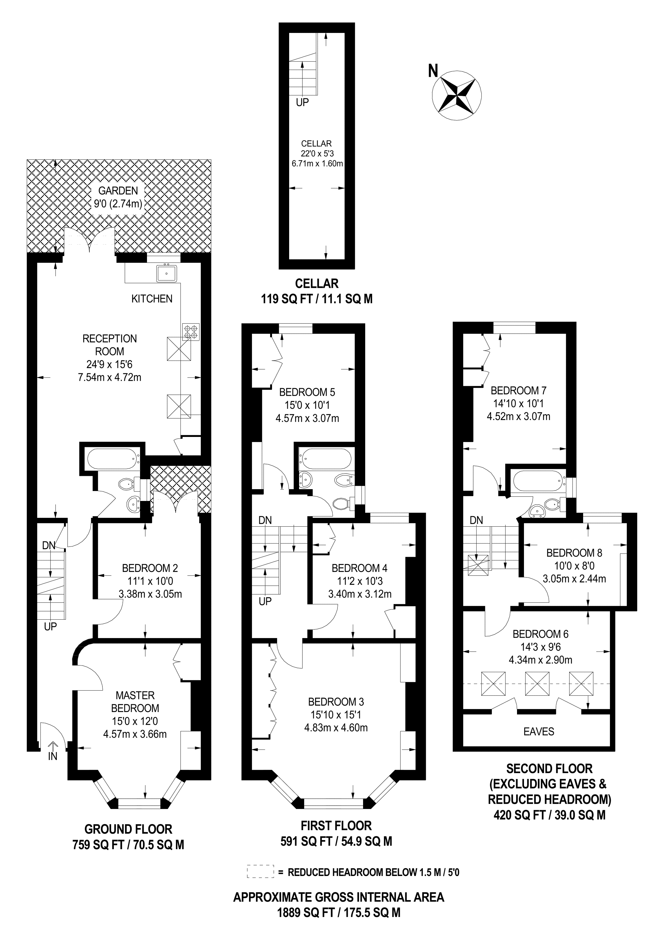 8 Bedrooms  to rent in Mysore Road, Battersea, London SW11