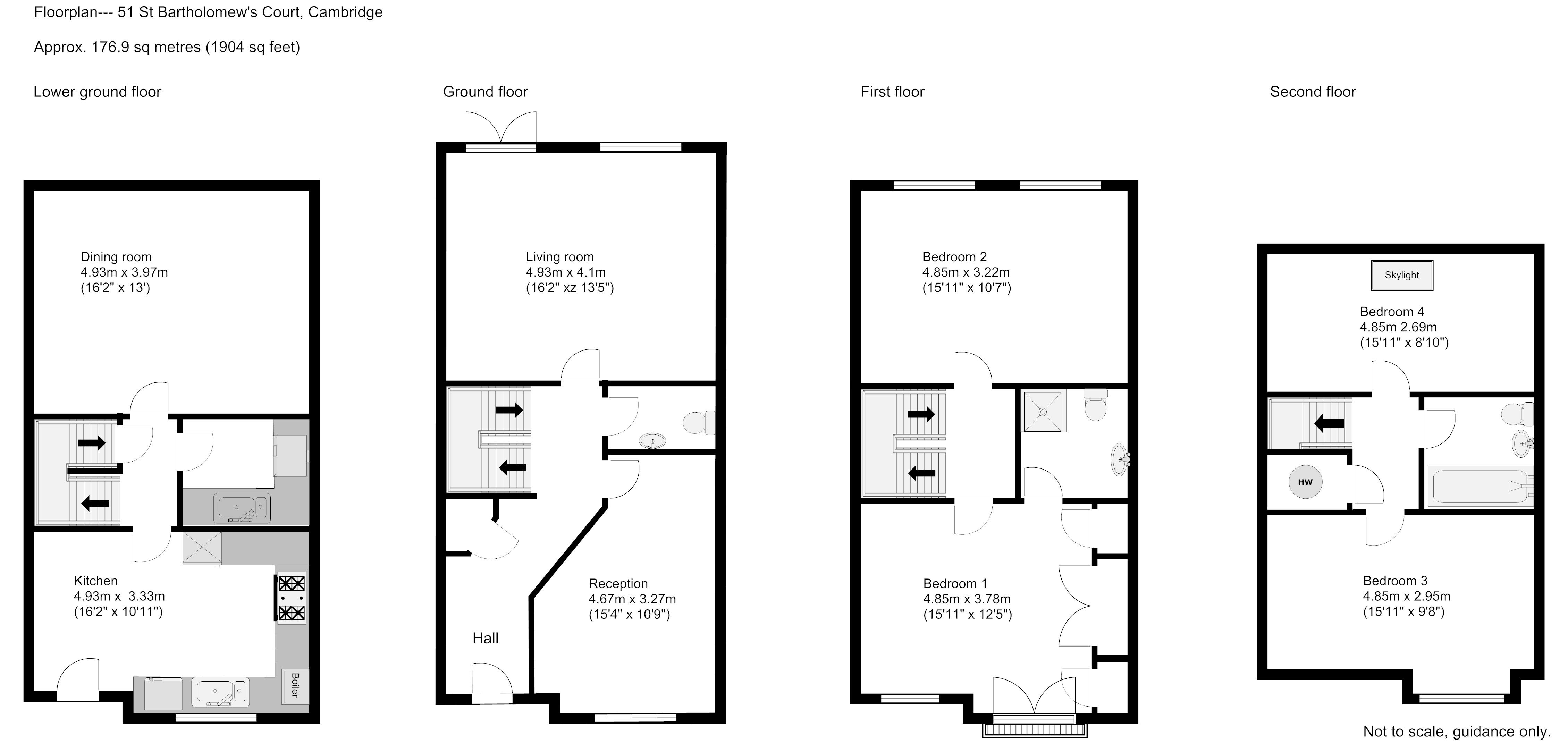 4 Bedrooms  to rent in Riverside, Cambridge CB5