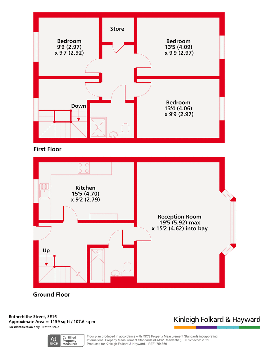 285a, Rotherhithe Street, London floorplan