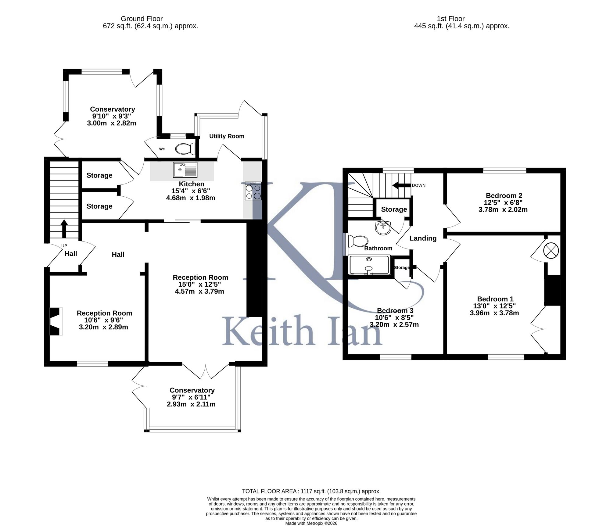 2 Paget Cottages Munden Road, Ware floorplan