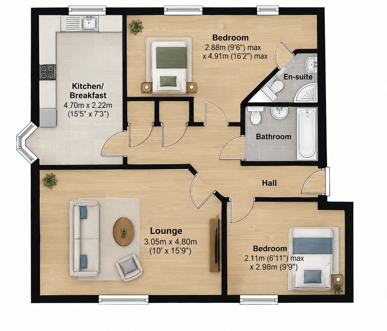 13, Priory Gardens, Birmingham floorplan